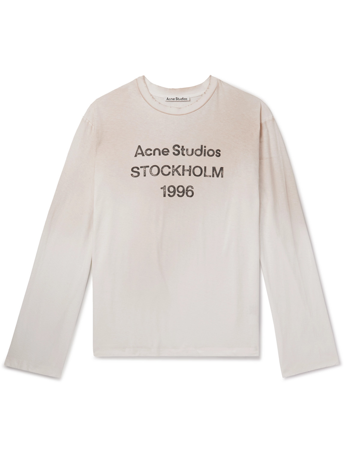 Acne Studios Edden U 1996 T-shirt In White
