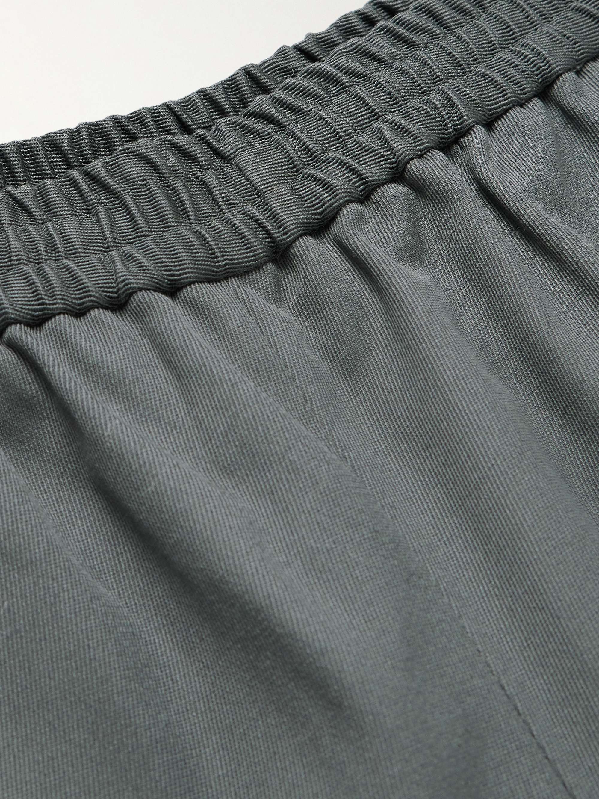ACNE STUDIOS Prudent Wide-Leg Cotton-Twill Trousers