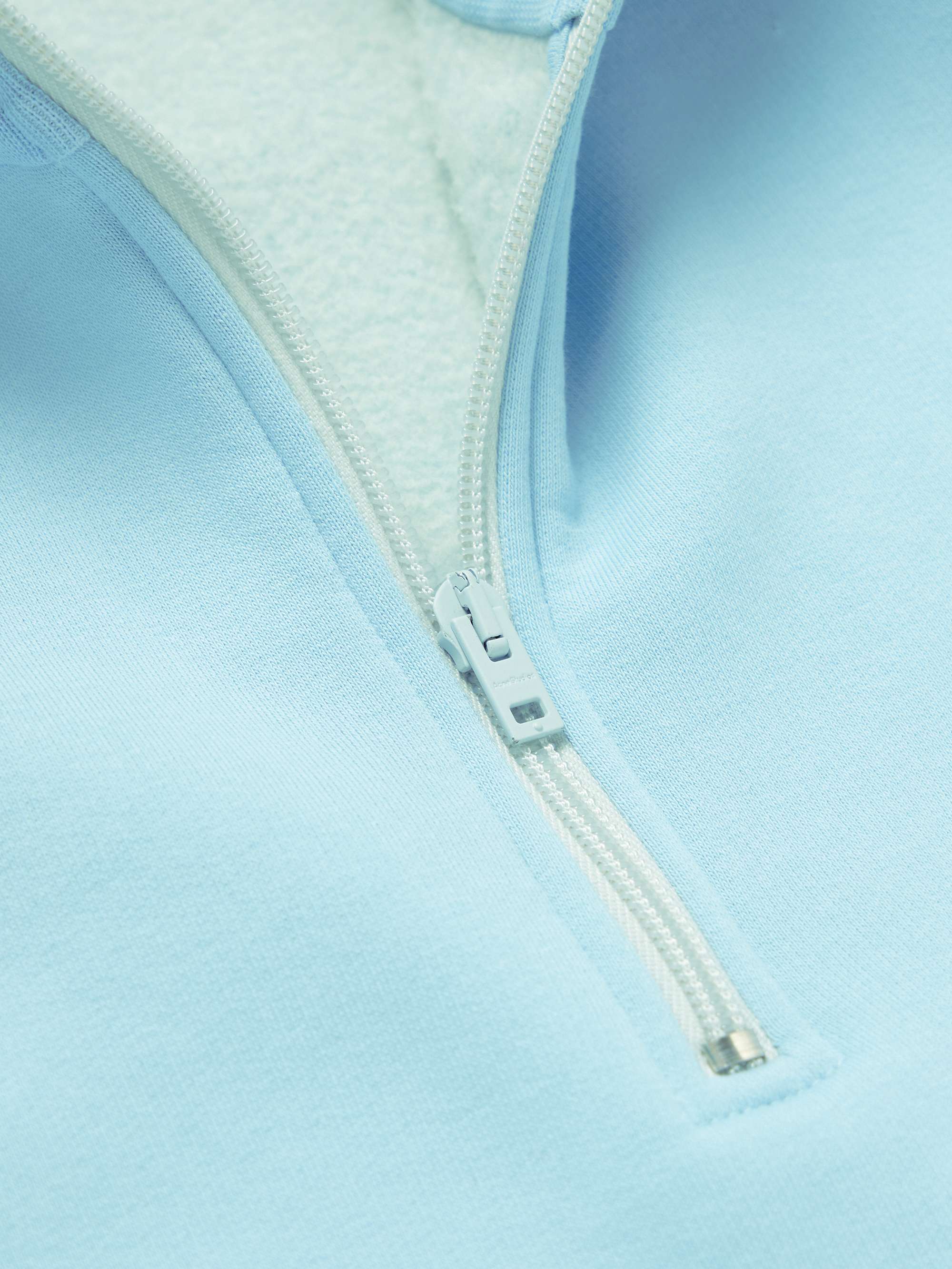 ACNE STUDIOS Fenrik Cotton-Blend Jersey Half-Zip Sweatshirt