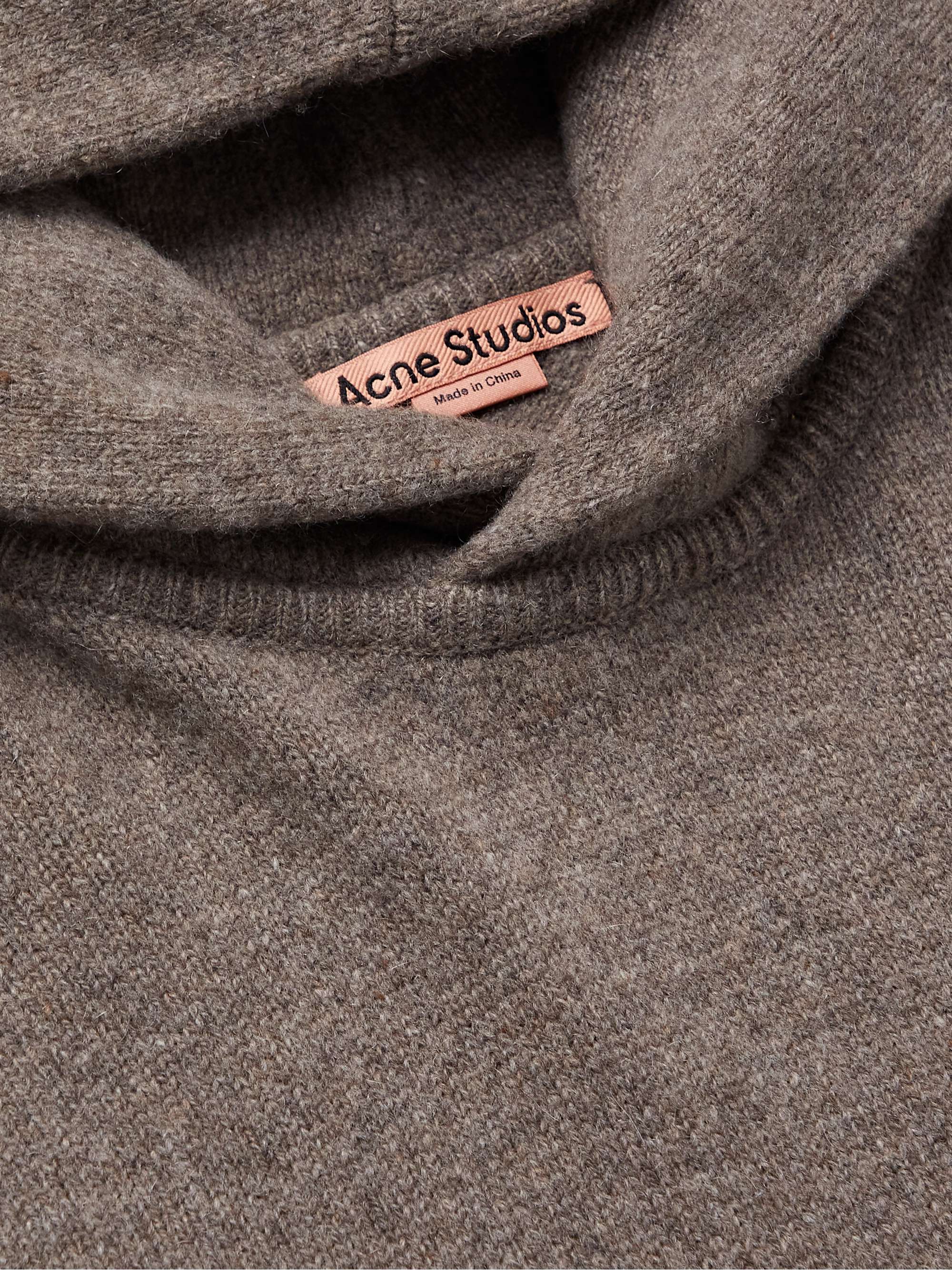 ACNE STUDIOS Kristen Wool and Cashmere-Blend Hoodie