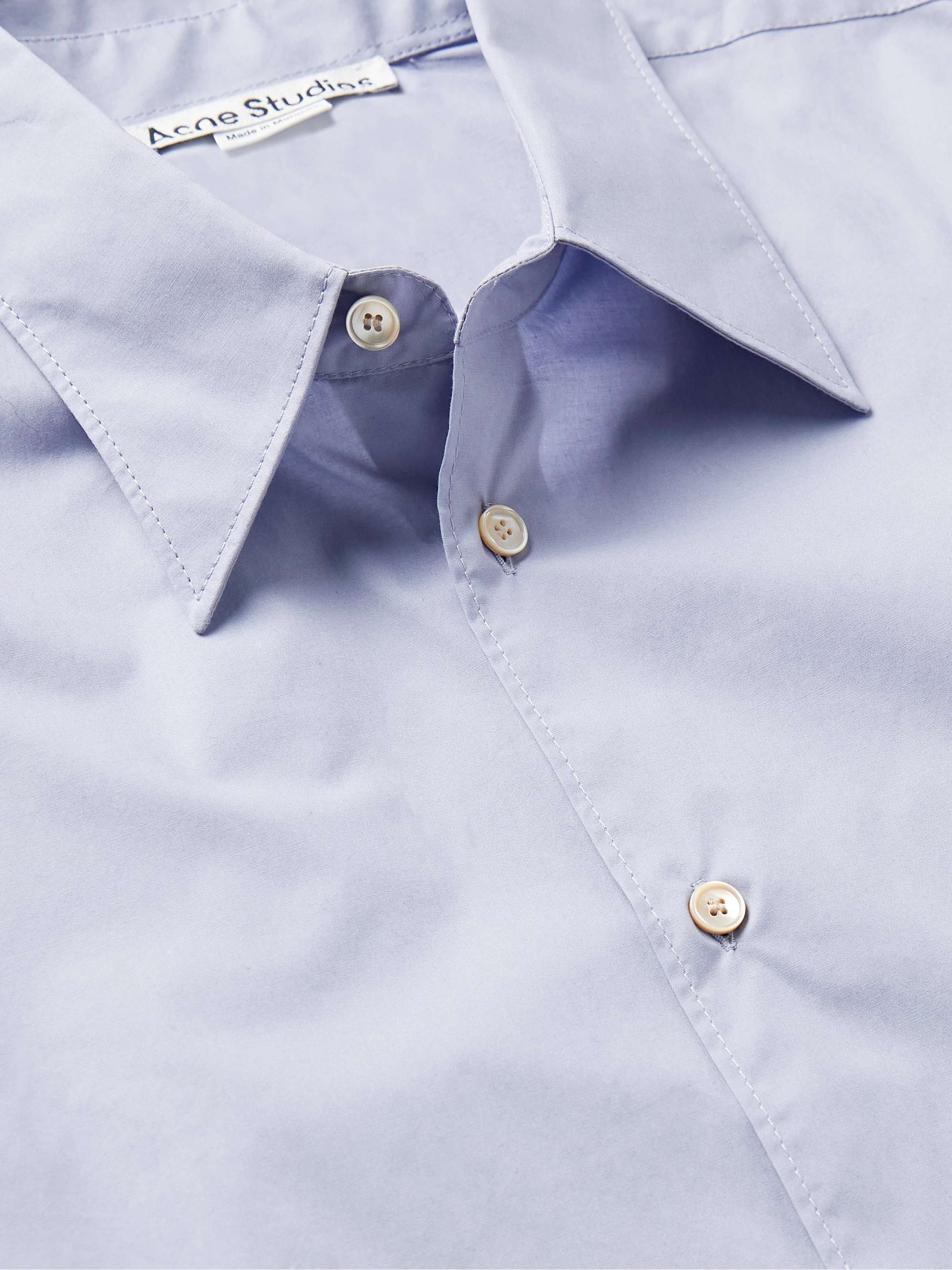 ACNE STUDIOS Cotton-Blend Poplin Shirt