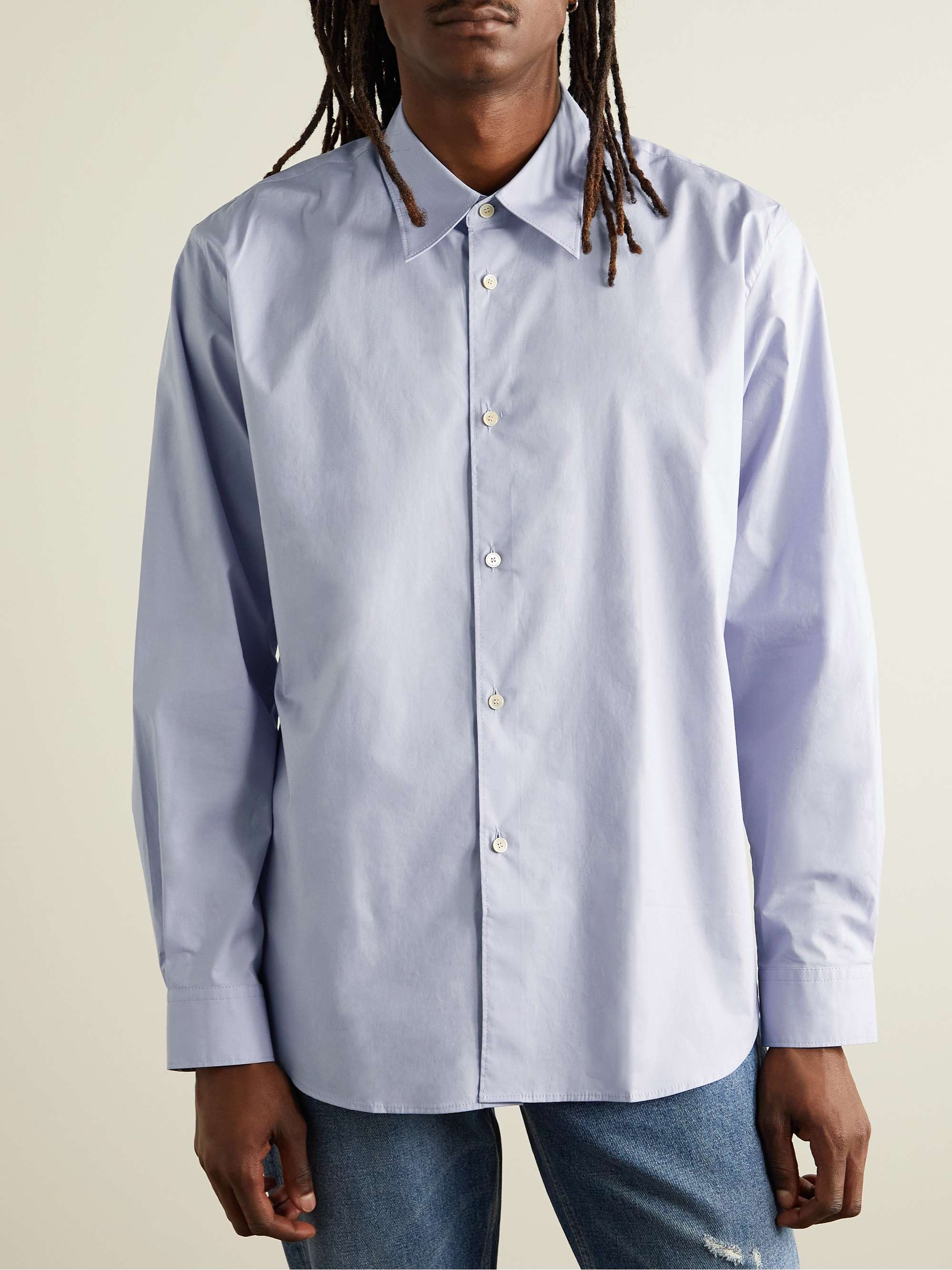ACNE STUDIOS Cotton-Blend Poplin Shirt
