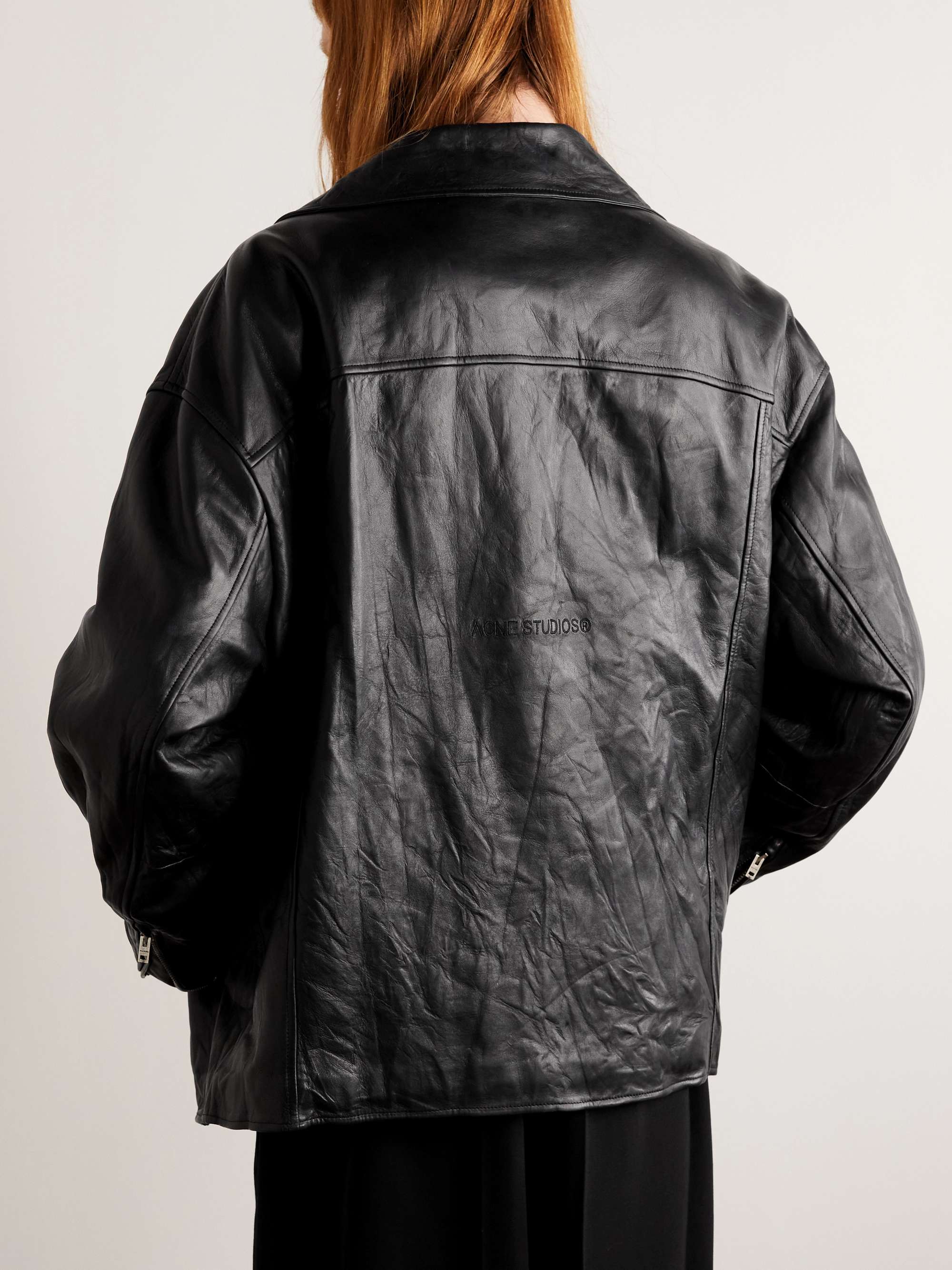 ACNE STUDIOS Distressed Leather Jacket
