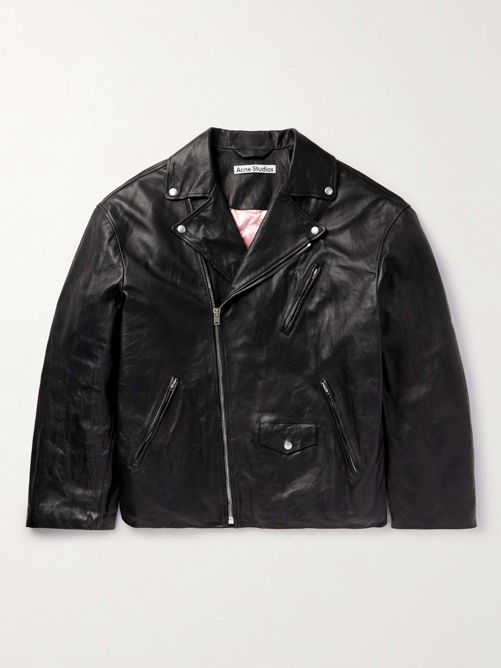 ACNE STUDIOS レザー ジャケット ダメージ加工 | ミスターポーター ACNE STUDIOS レザー ジャケット ダメージ加工 | ミスターポーター