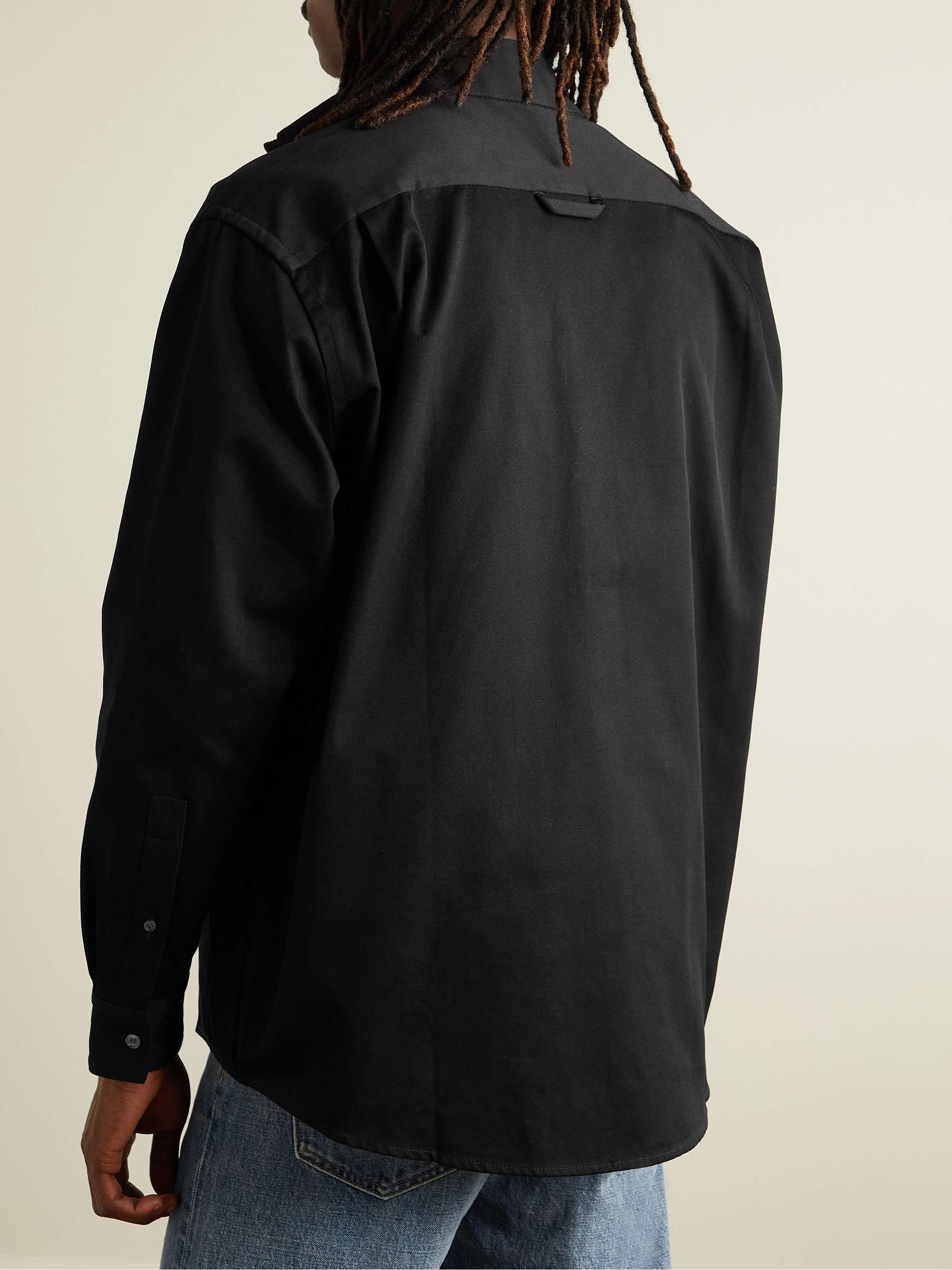 ACNE STUDIOS Odrox Button-Down Collar Cotton-Twill Overshirt