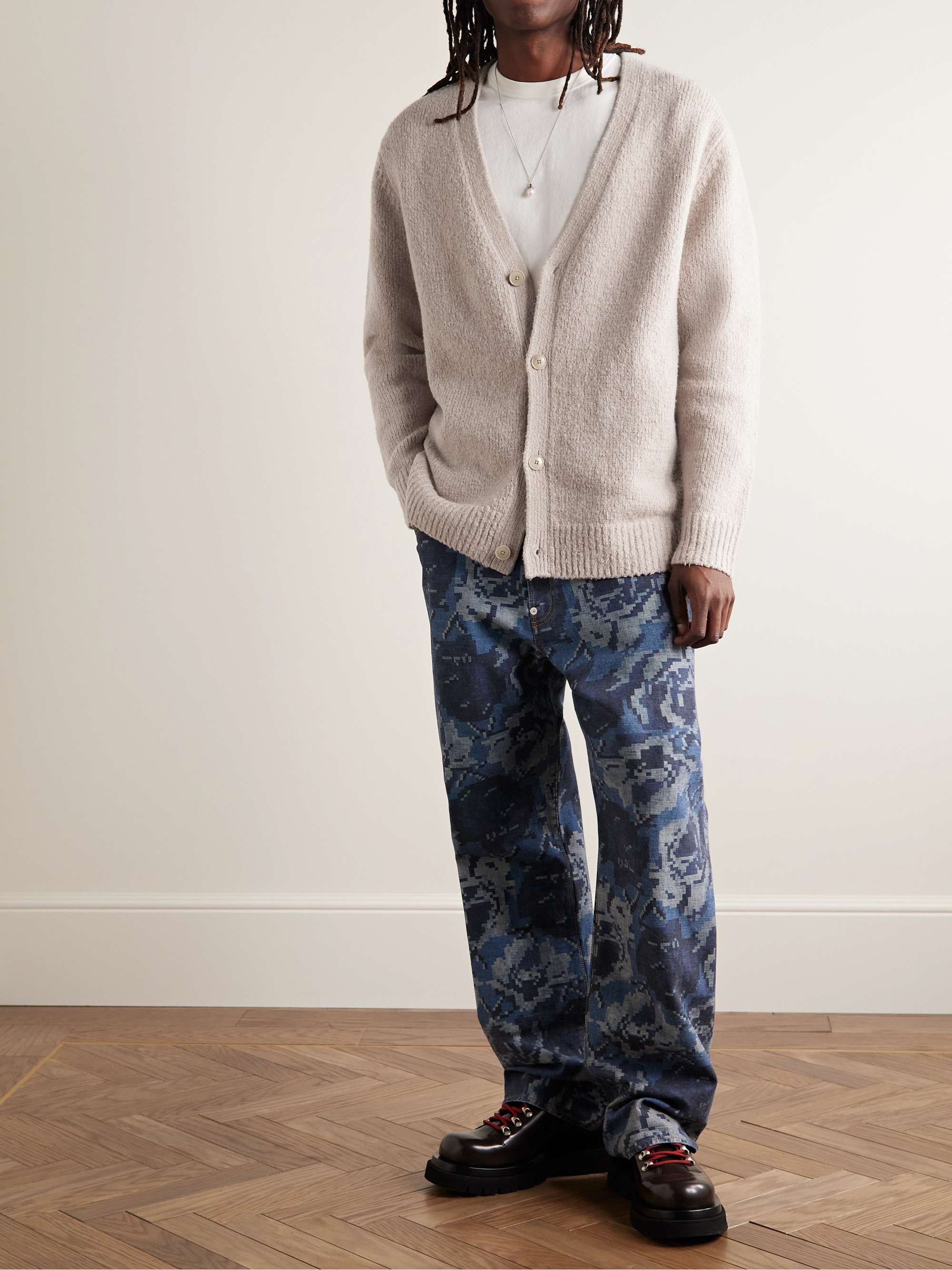 ACNE STUDIOS Korval Stretch-Knit Cardigan