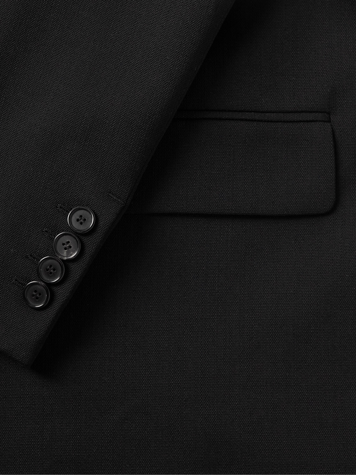 Shop Acne Studios Julyian Woven Blazer In Black