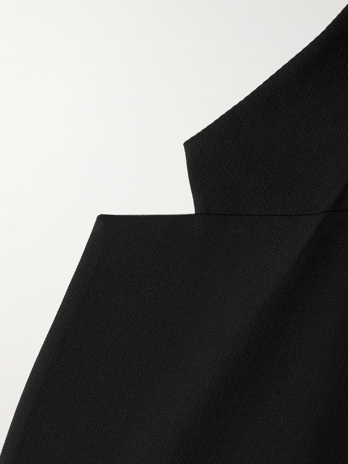Shop Acne Studios Julyian Woven Blazer In Black