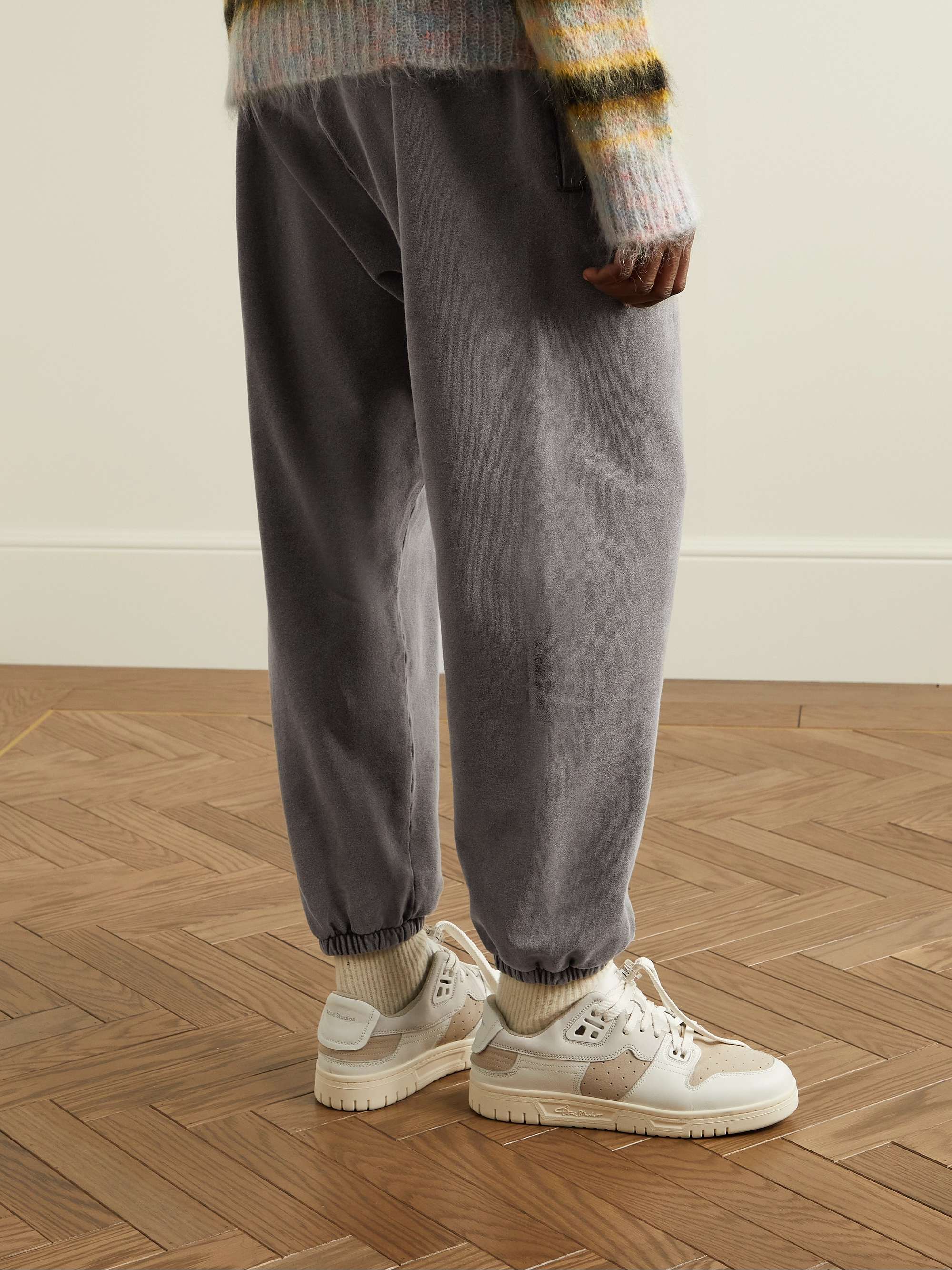 ACNE STUDIOS Tapered Cotton-Jersey Sweatpants