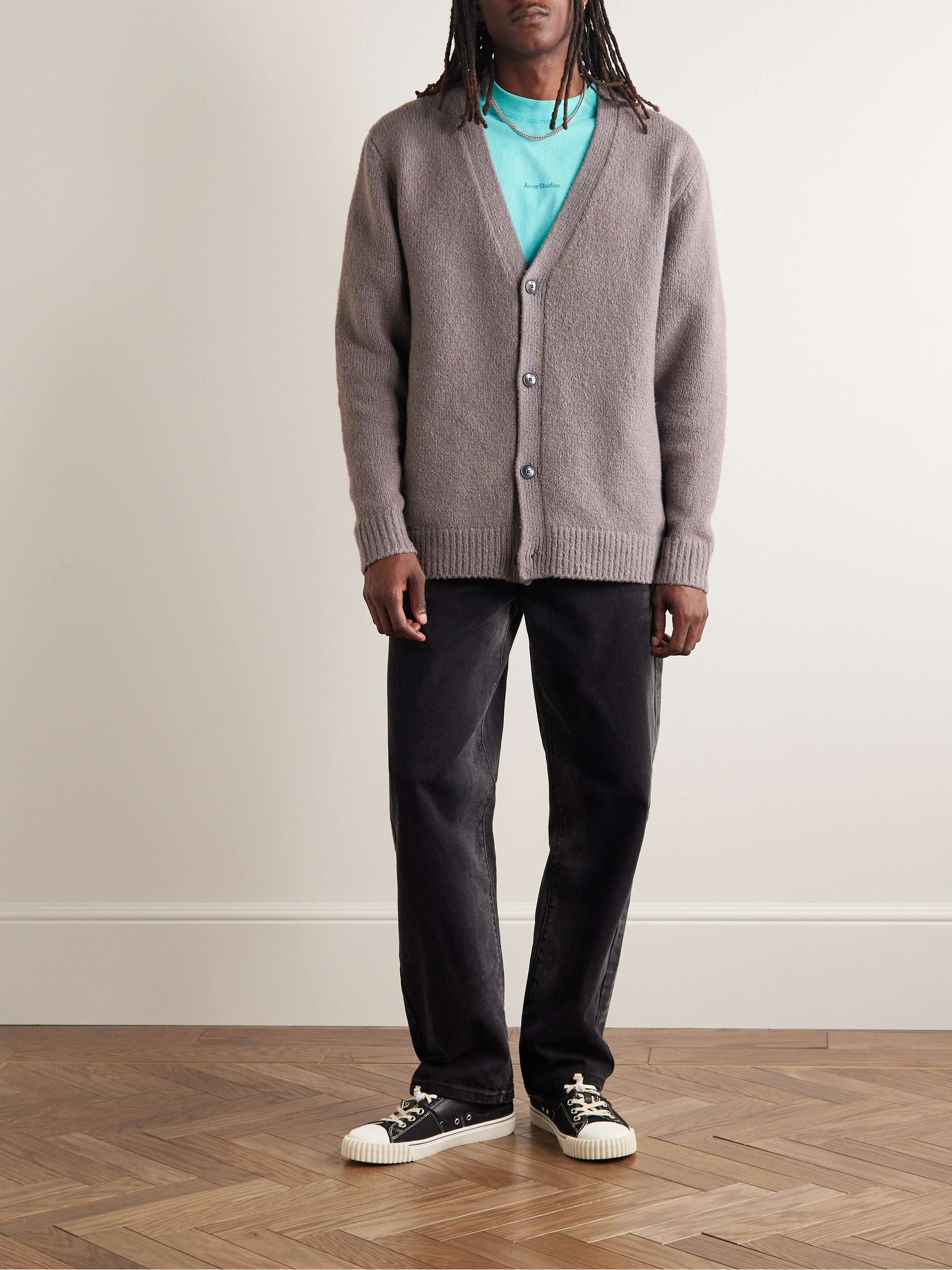 ACNE STUDIOS Korval Stretch-Knit Cardigan for Men | MR PORTER