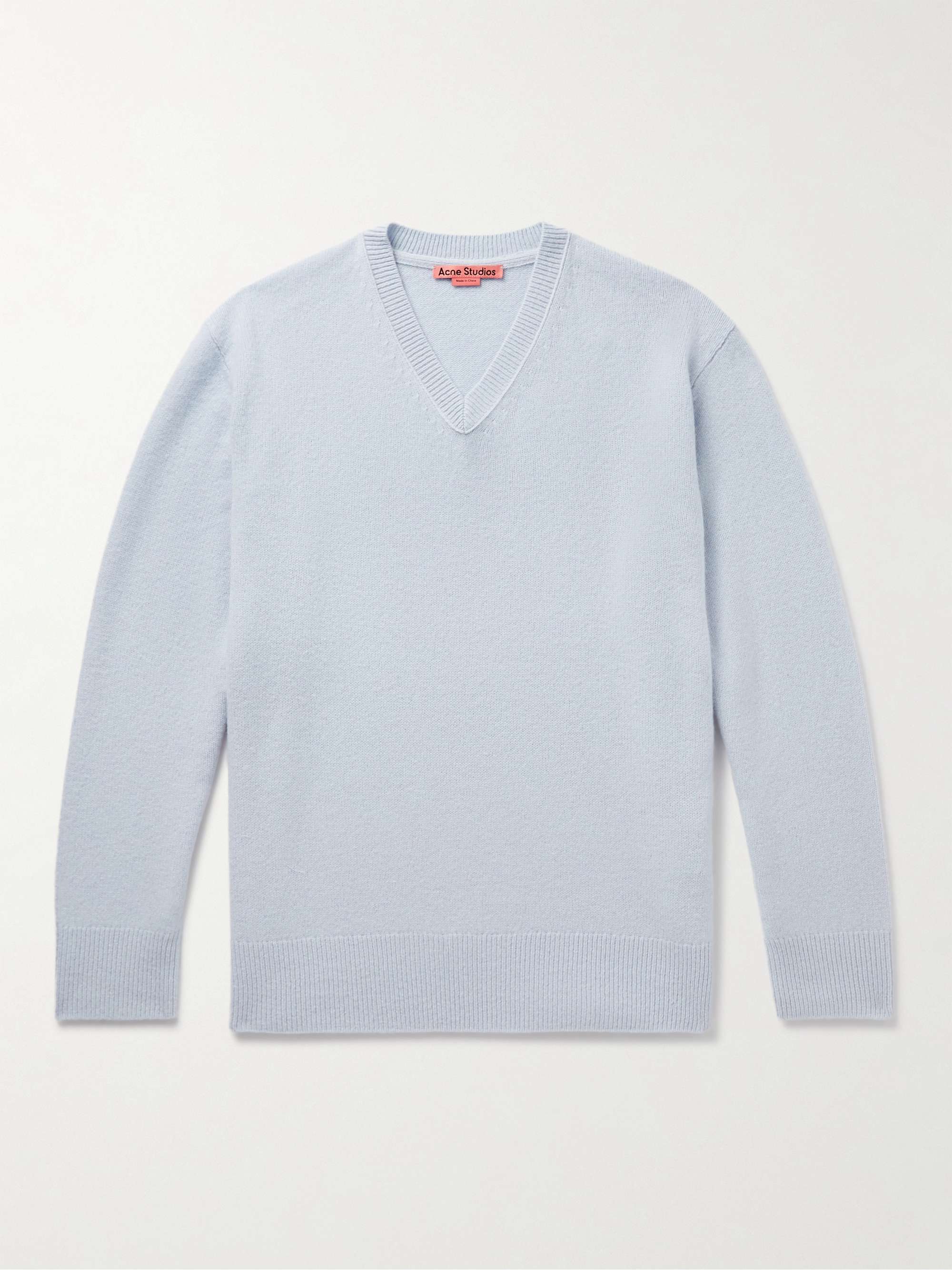 ACNE STUDIOS WIONA CASHMERE カシミヤ プルオーバーニット XXS グレー ACNE STUDIOS WIONA CASHMERE カシミヤ プルオーバーニット XXS グレー