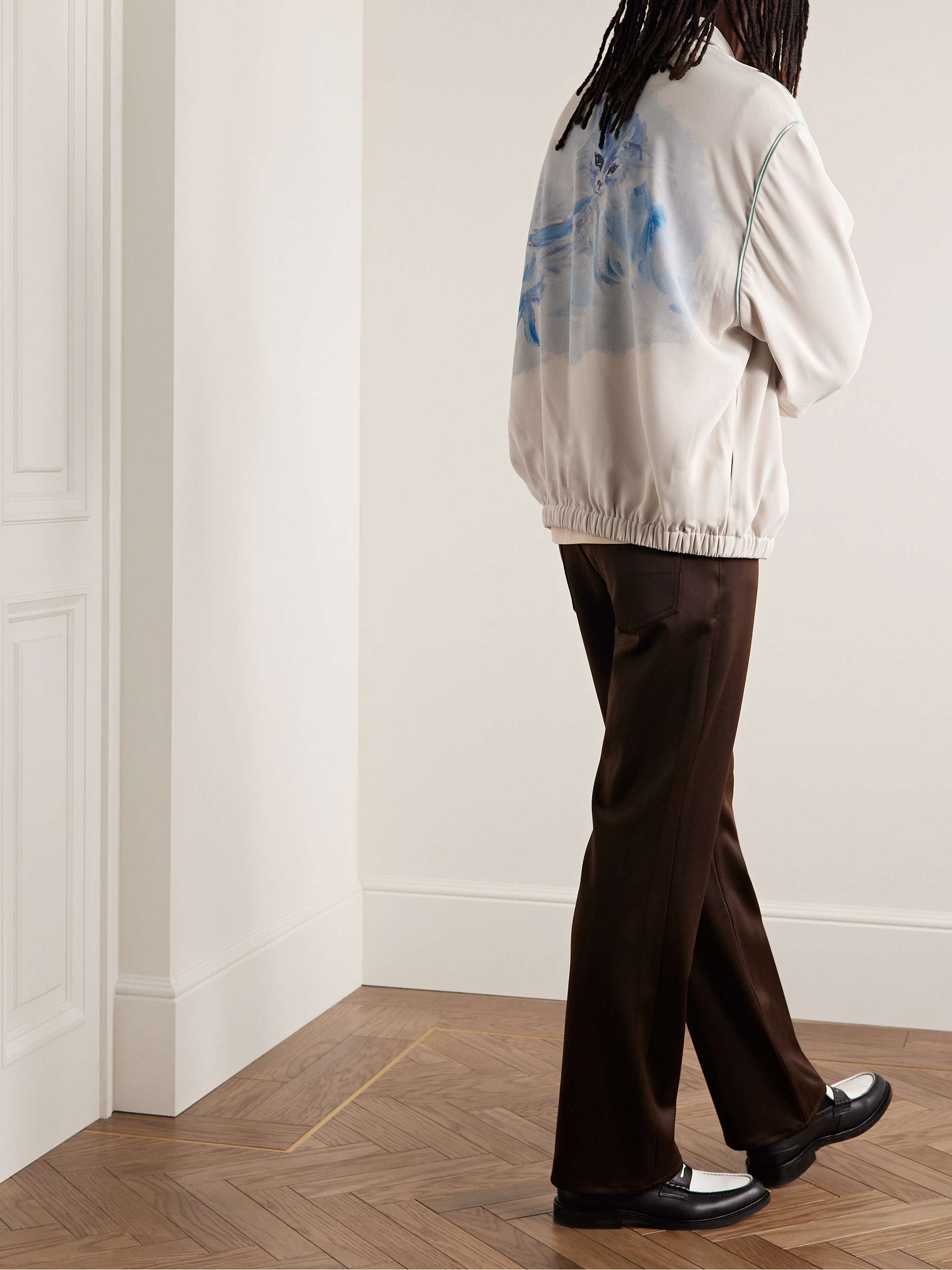 + Karen Kilimnik Olando Printed Twill Blouson Jacket