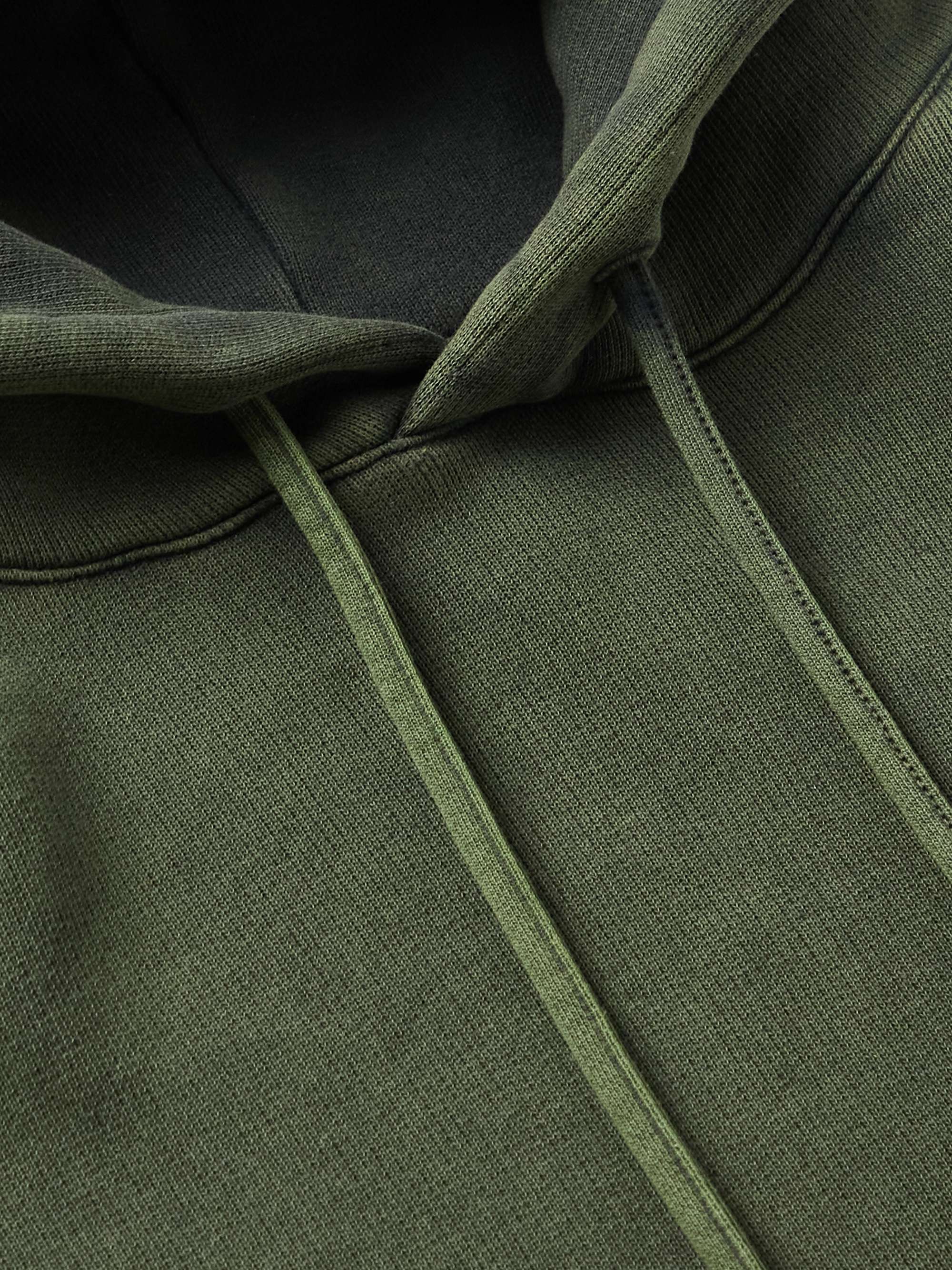 ACNE STUDIOS Fester H Cropped Cotton-Jersey Hoodie