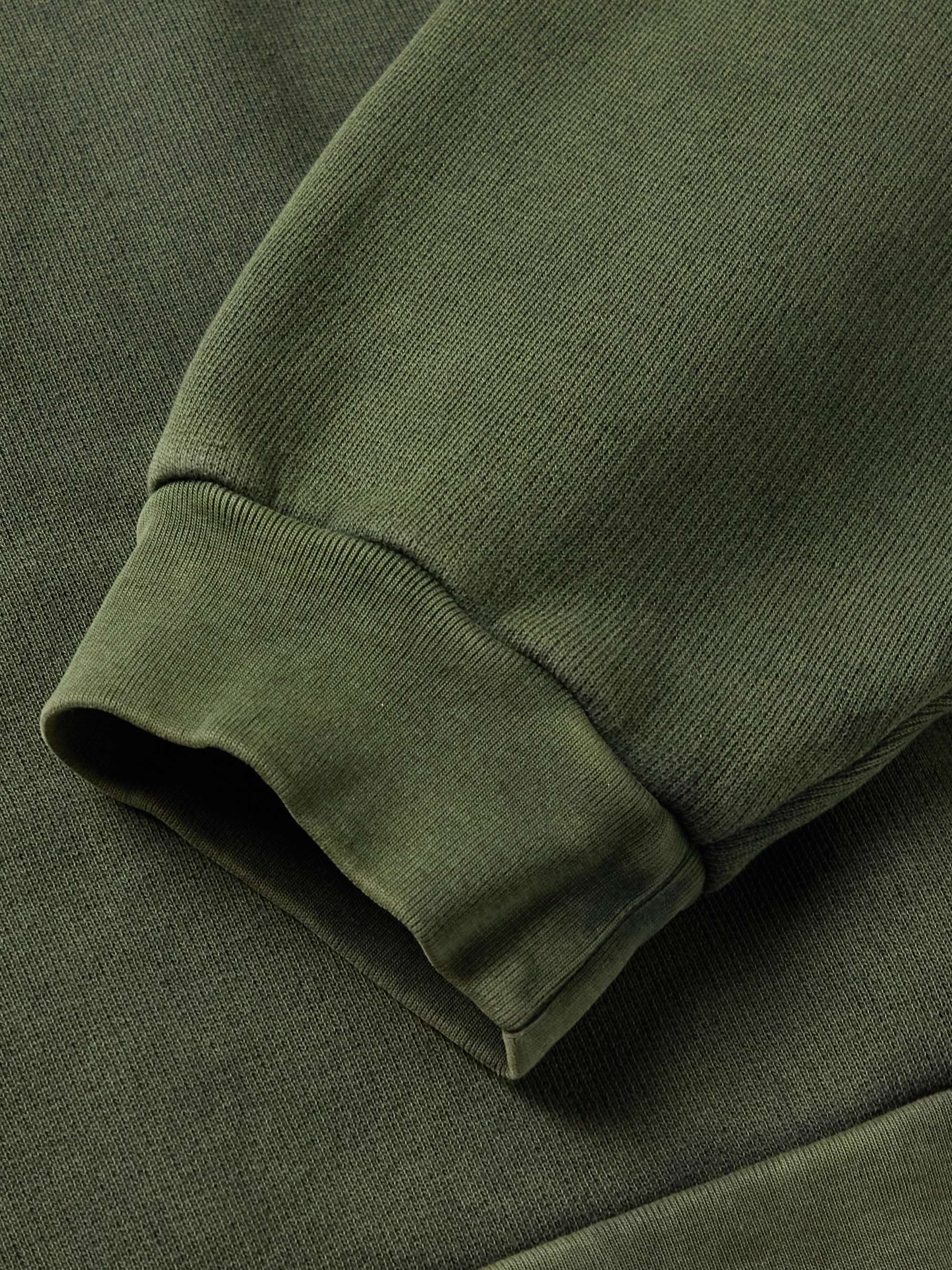 ACNE STUDIOS Fester H Cropped Cotton-Jersey Hoodie