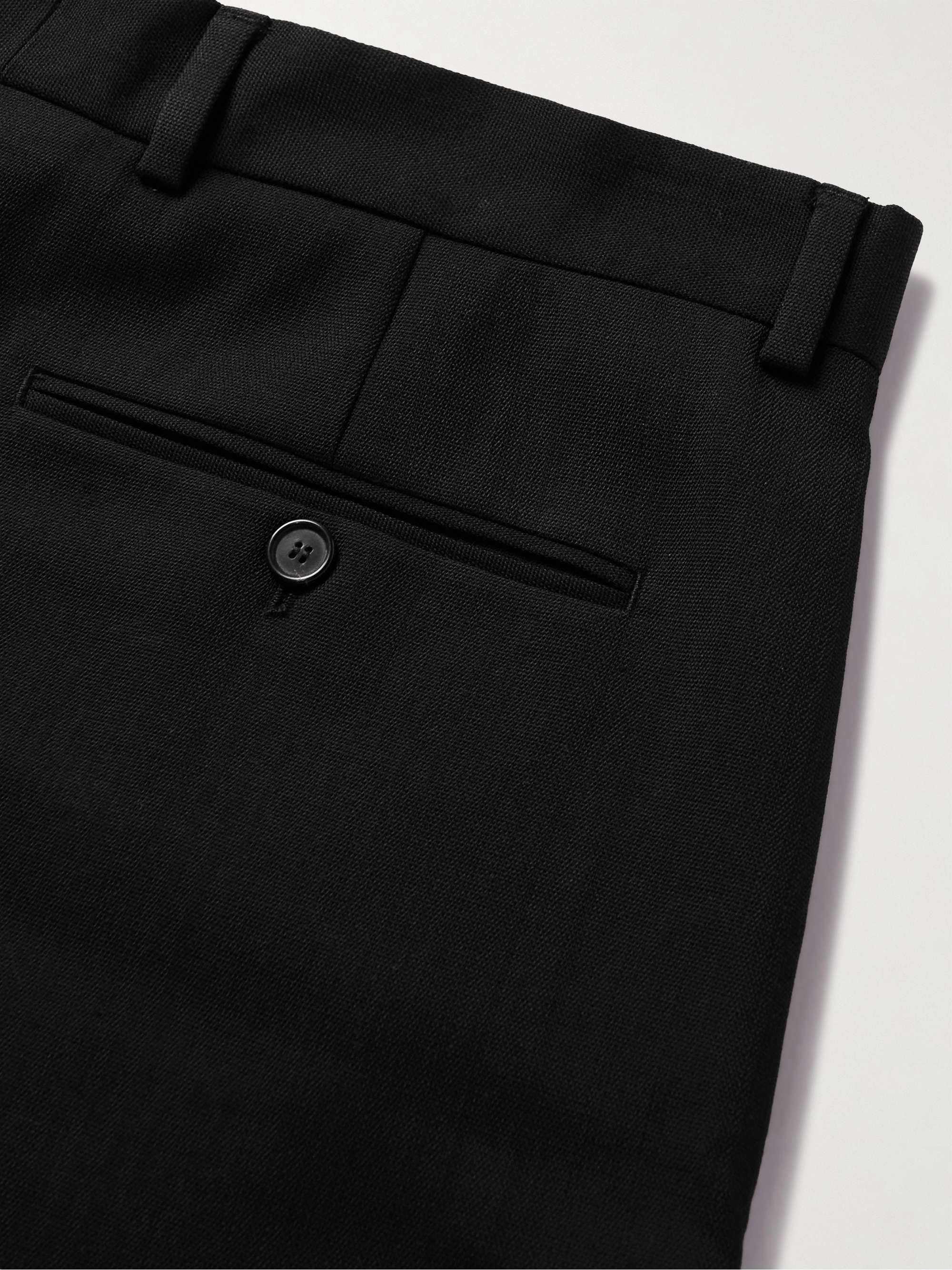 ACNE STUDIOS Radd Straight-Leg Pleated Woven Shorts