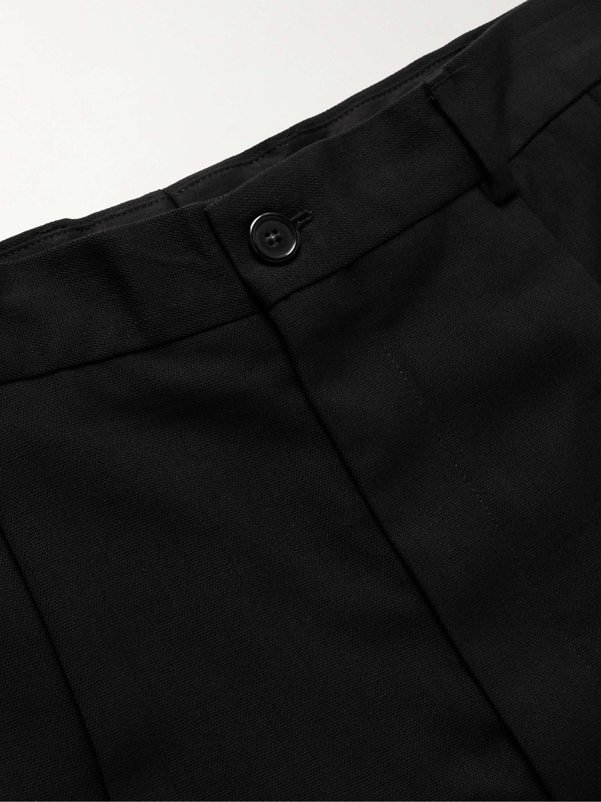 ACNE STUDIOS Radd Straight-Leg Pleated Woven Shorts