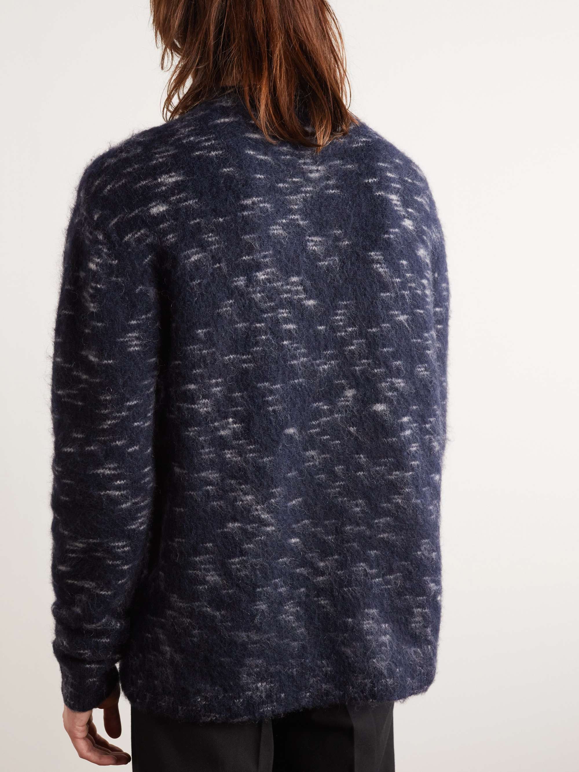 ACNE STUDIOS Kristova Brushed Jacquard-Knit Sweater