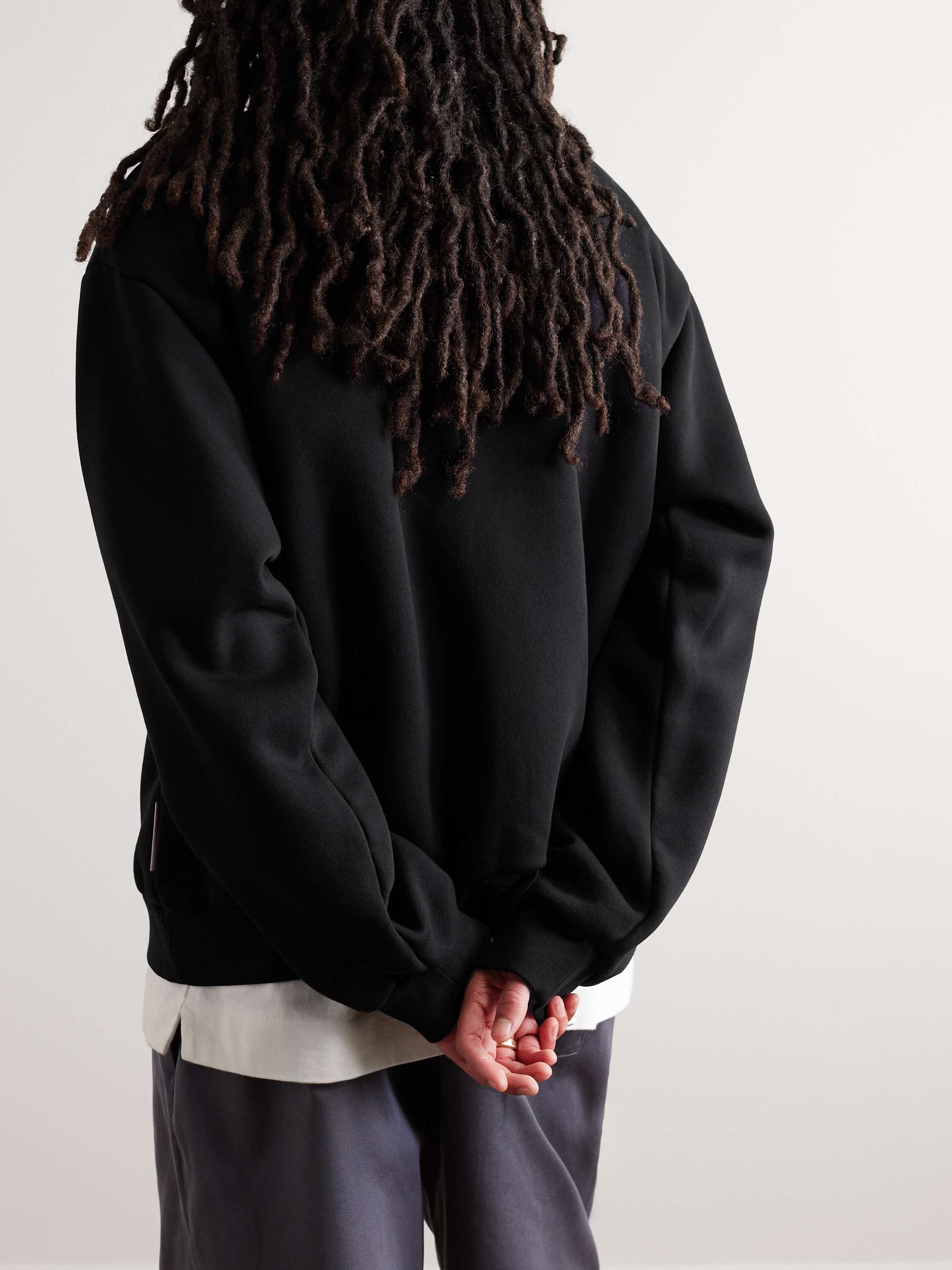 ACNE STUDIOS Franziska Cotton-Blend Jersey Sweatshirt