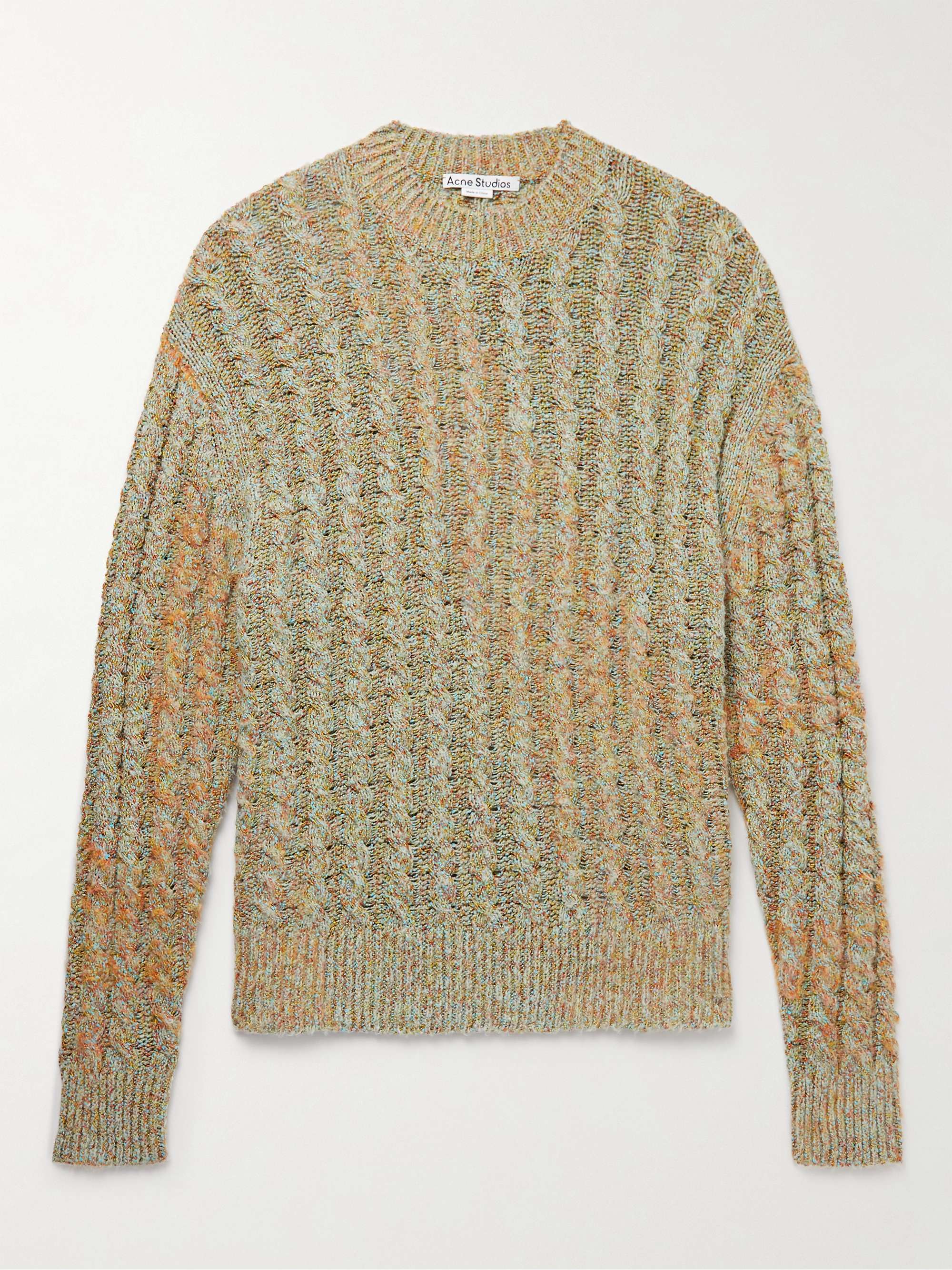 ACNE STUDIOS Kermes Cable Knit Sweater for Men MR PORTER