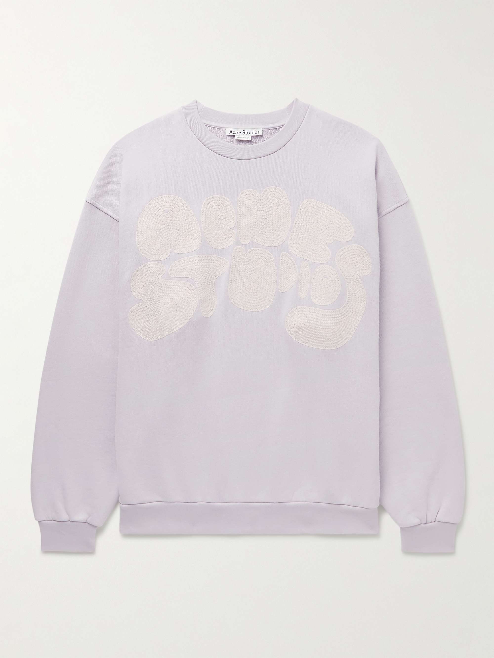 Fyre Logo Embroidered Cotton Jersey Sweatshirt