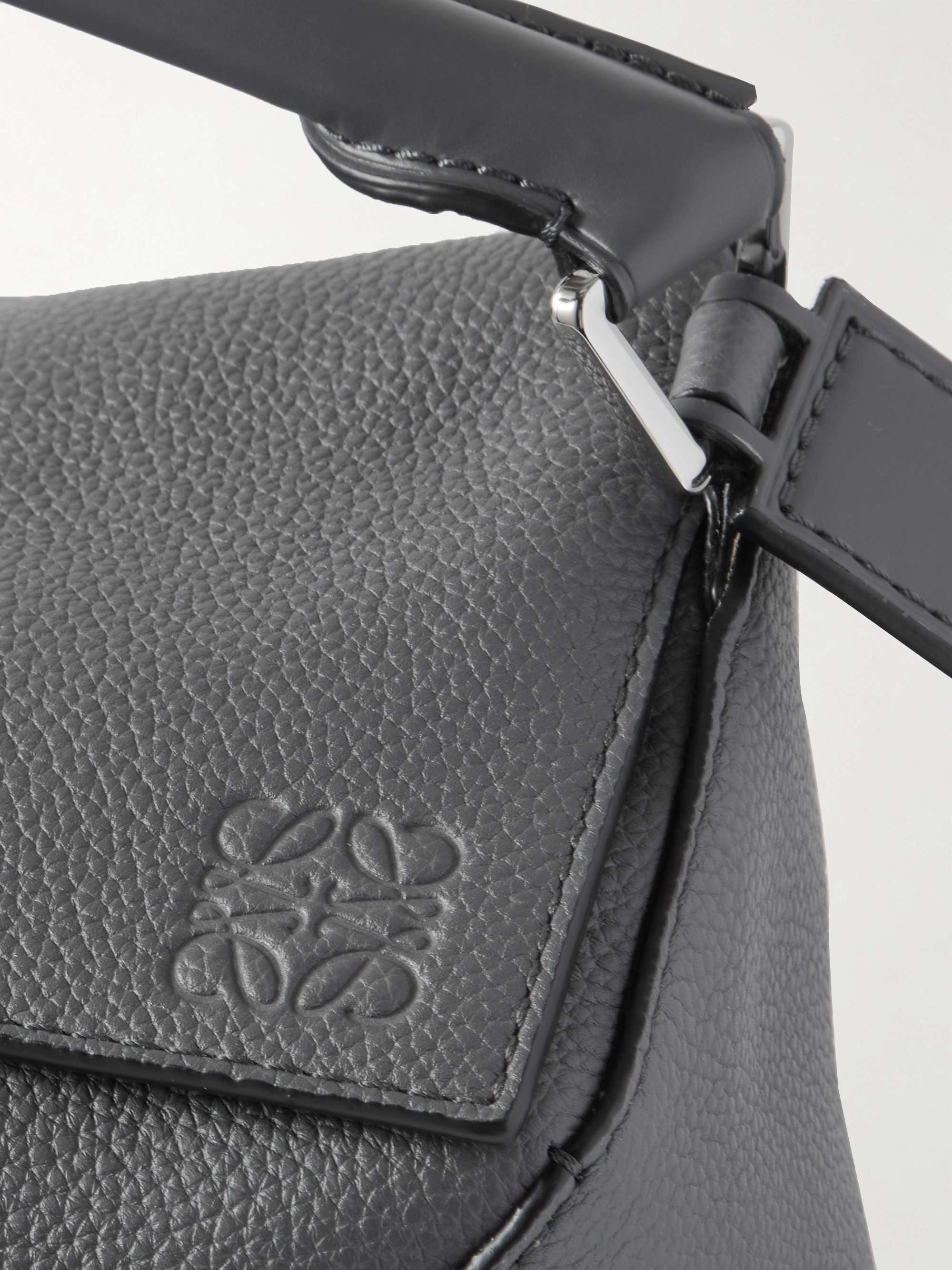 LOEWE Puzzle Full-Grain Leather Messenger Bag