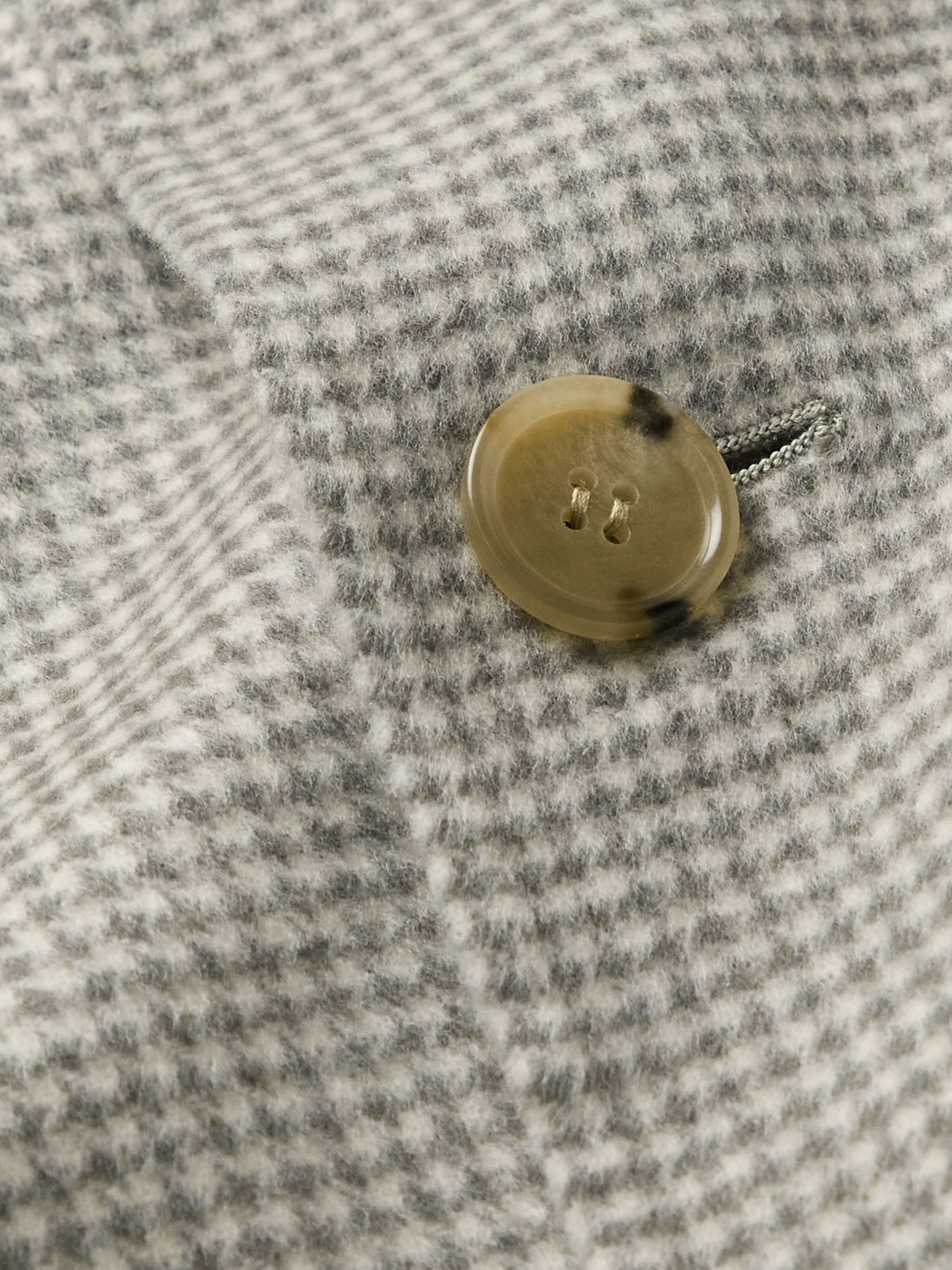 ACNE STUDIOS Belted Houndstooth Wool Coat