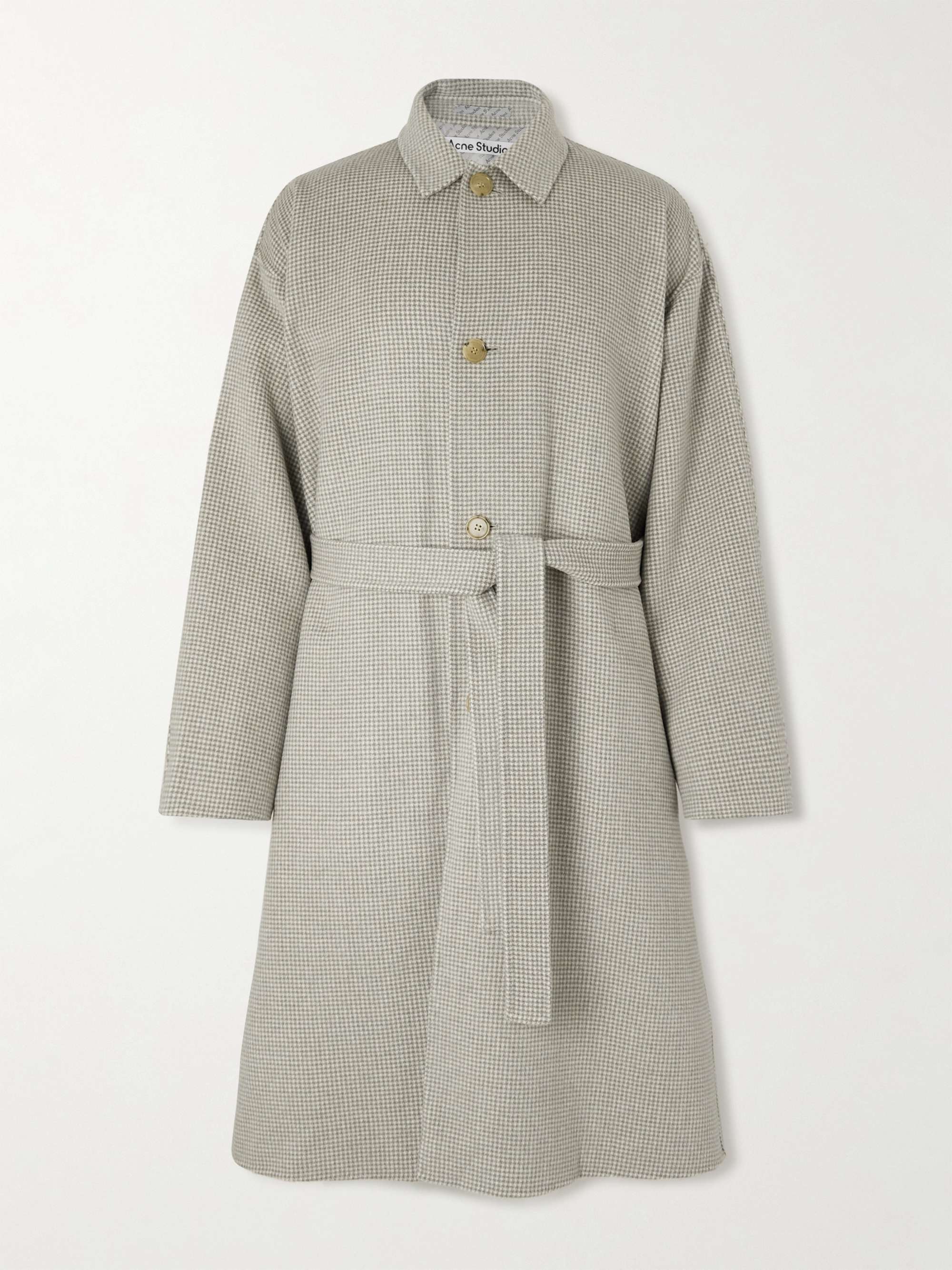 Acne studios sales plaid coat