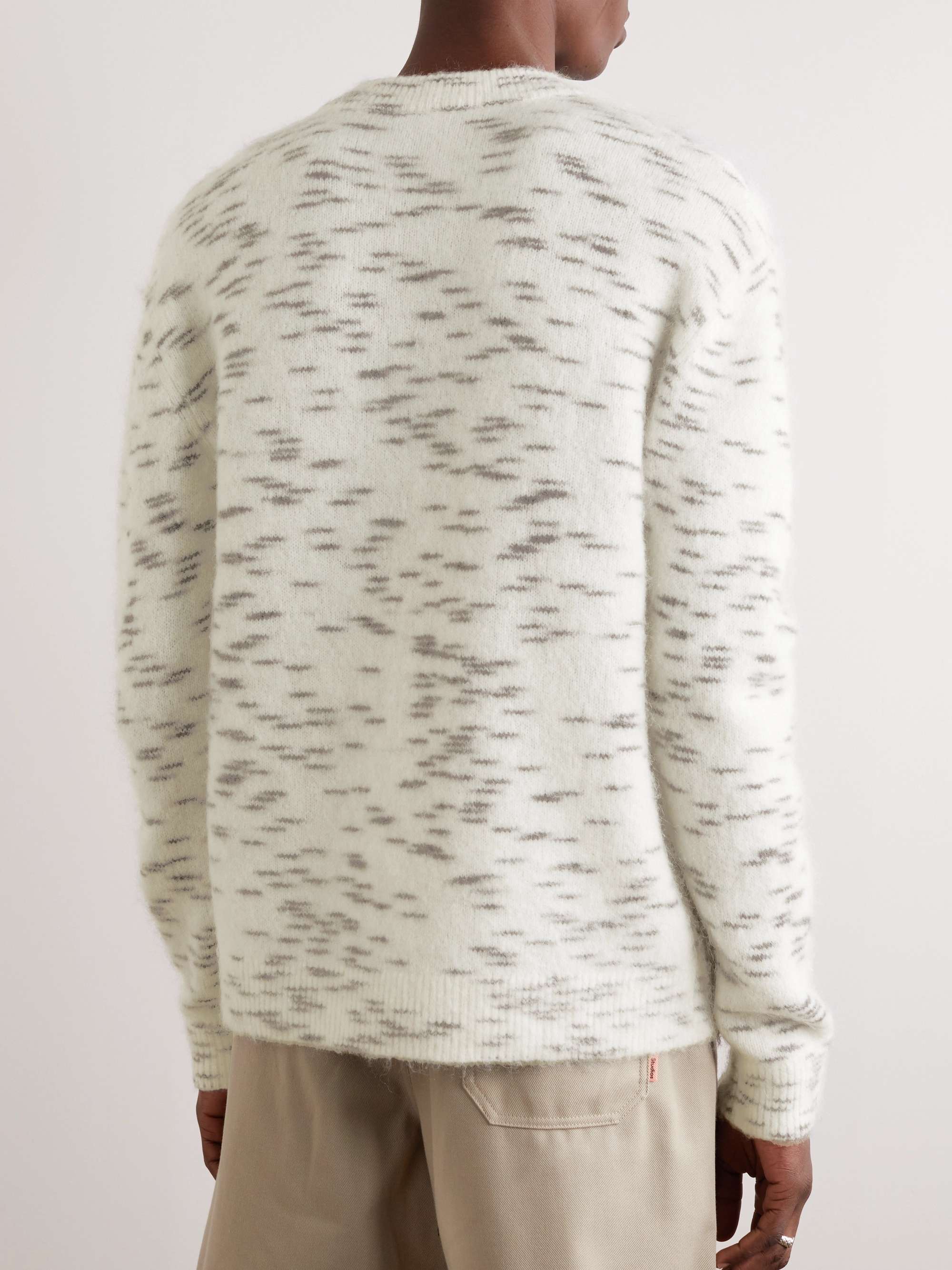 ACNE STUDIOS Kristova Brushed Jacquard-Knit Sweater