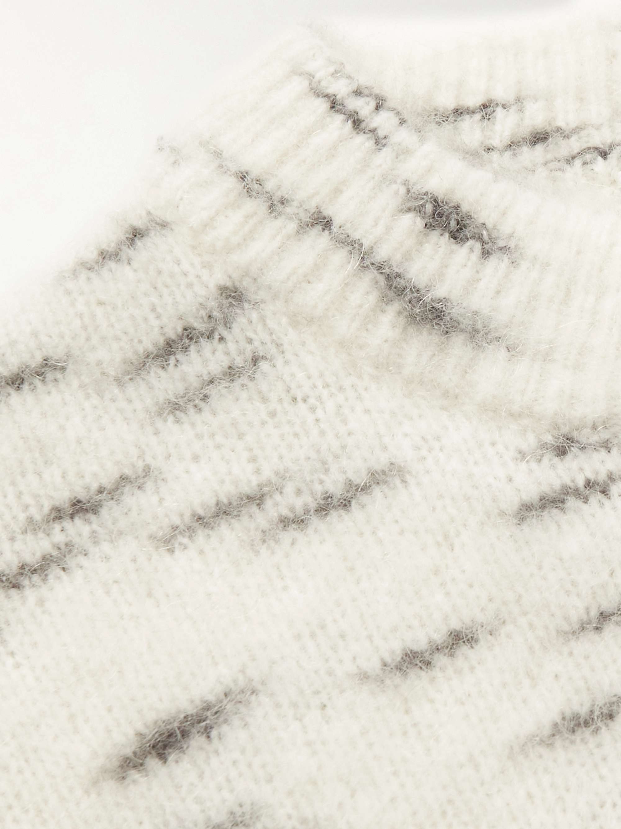 ACNE STUDIOS Kristova Brushed Jacquard-Knit Sweater