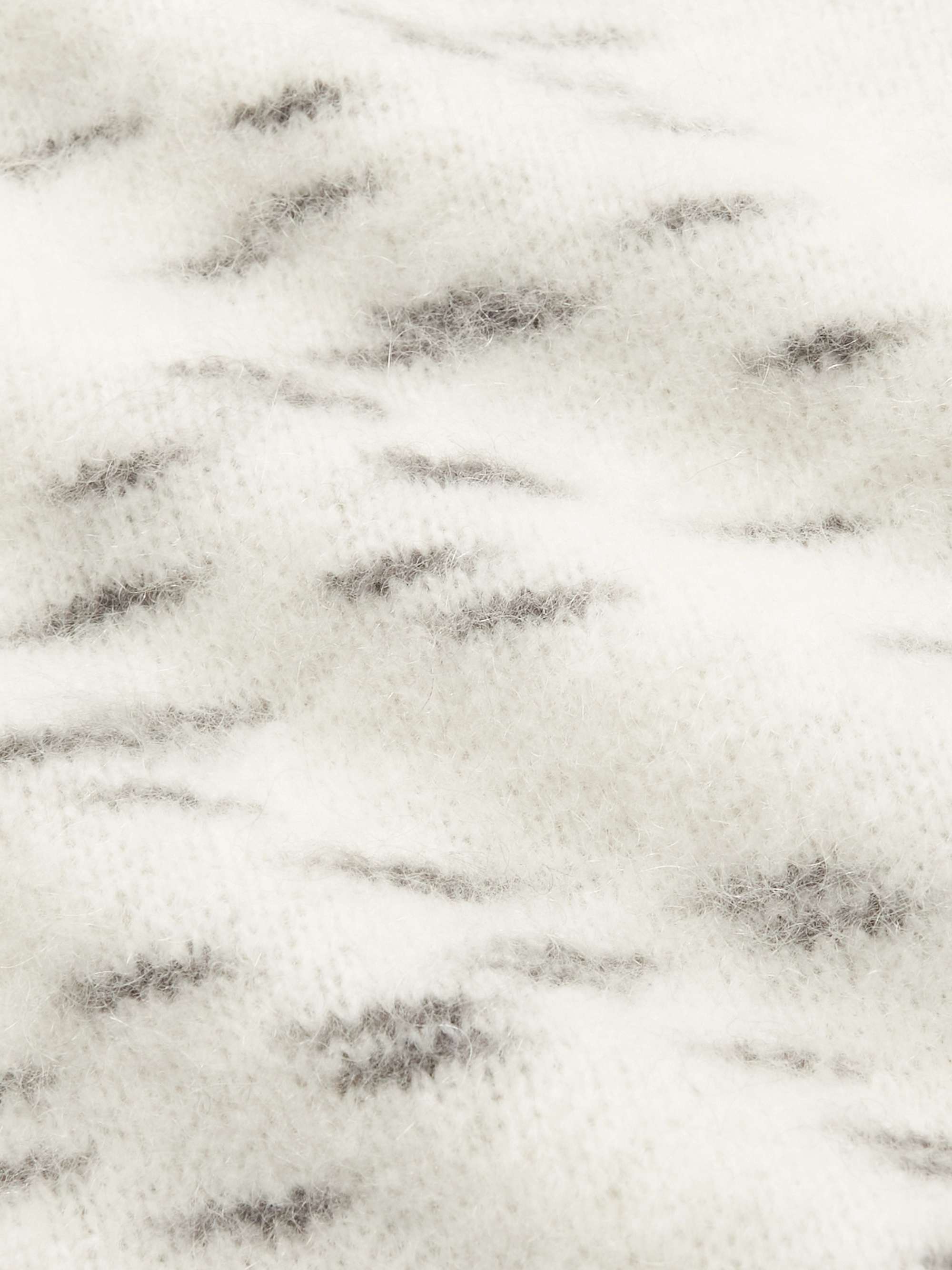 ACNE STUDIOS Kristova Brushed Jacquard-Knit Sweater