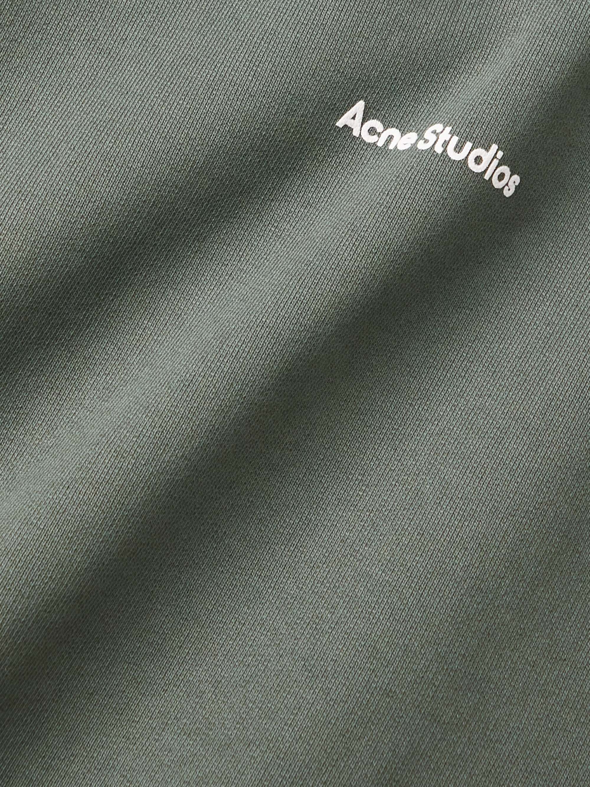 ACNE STUDIOS Logo-Print Cotton-Jersey Sweatshirt