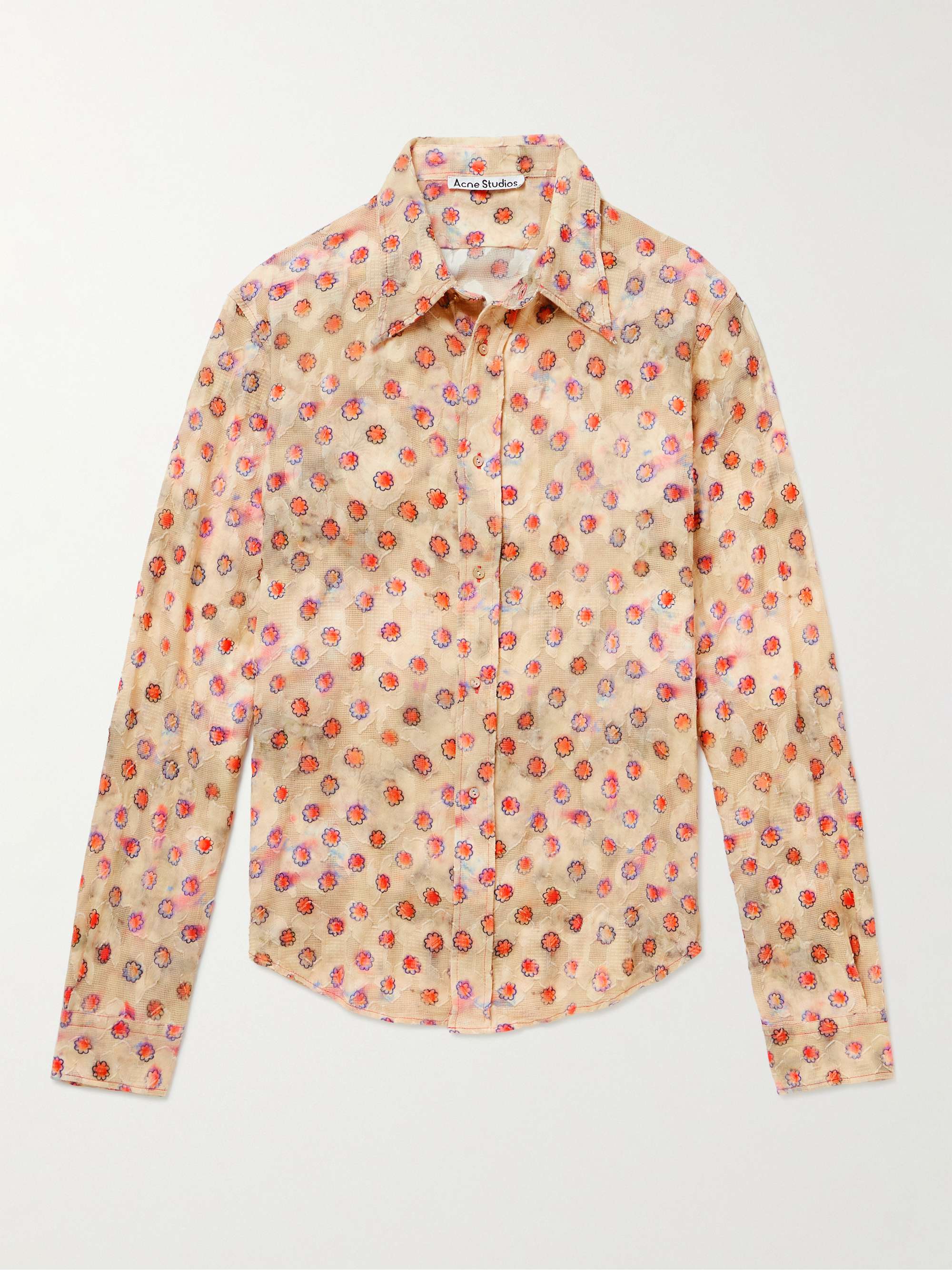 Acne studios printed best sale shirt