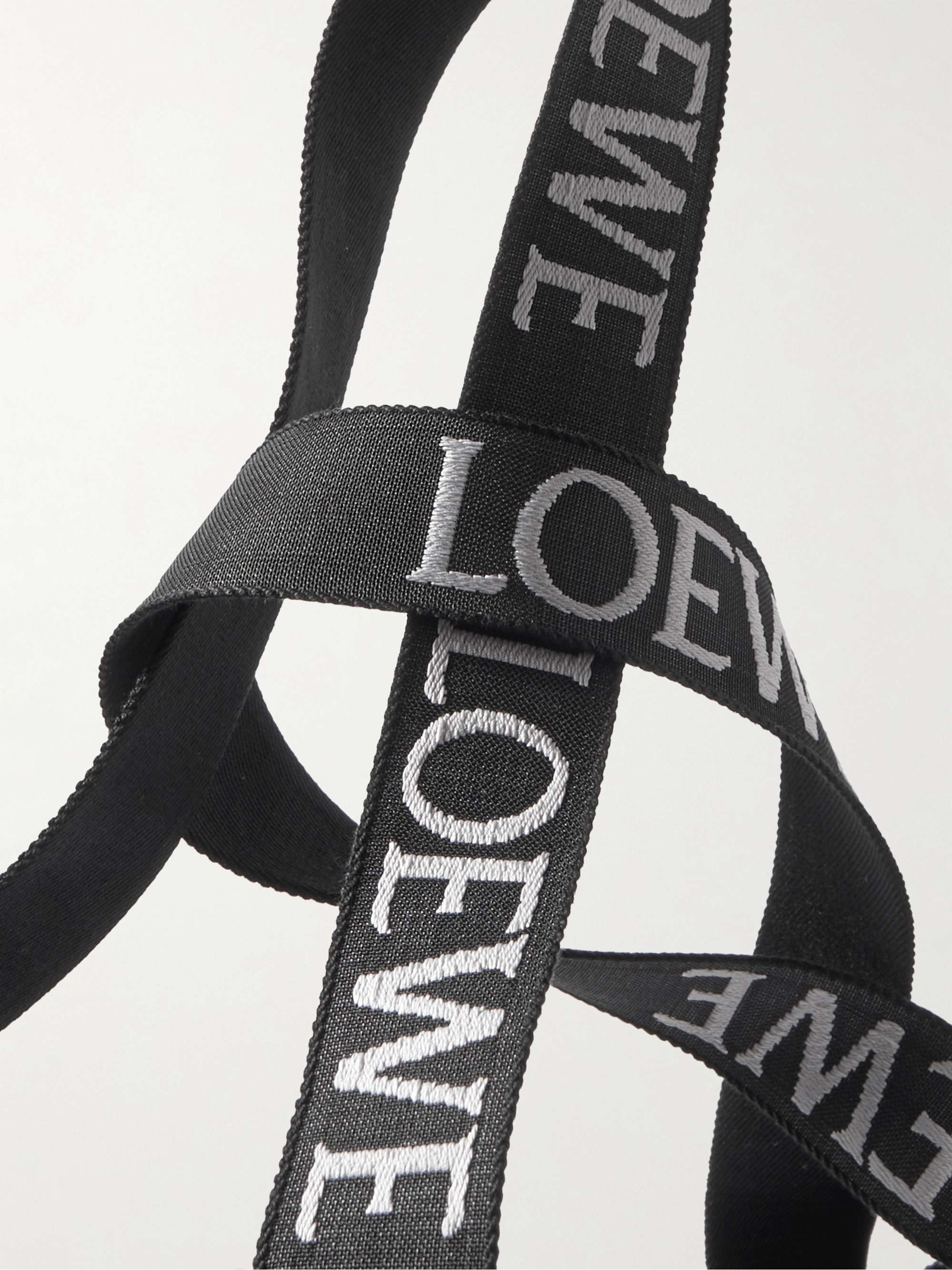 LOEWE Distressed Leather Tote Bag
