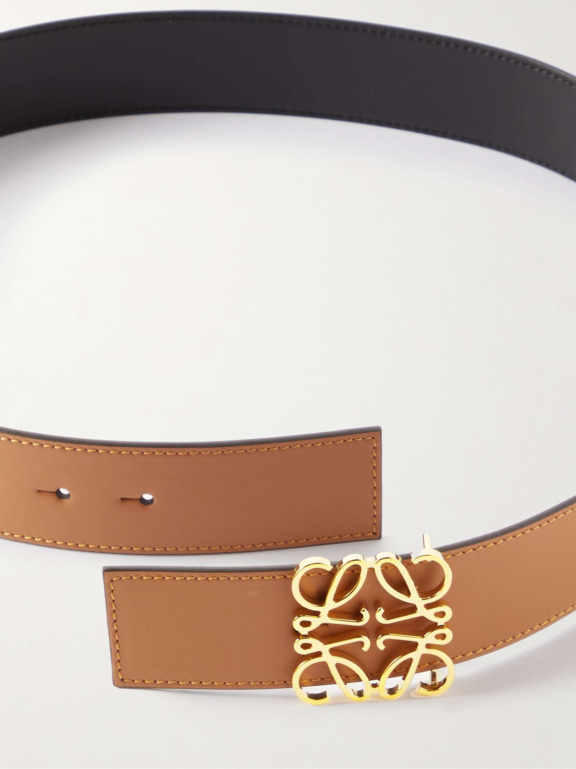 Loewe Anagram leather belt