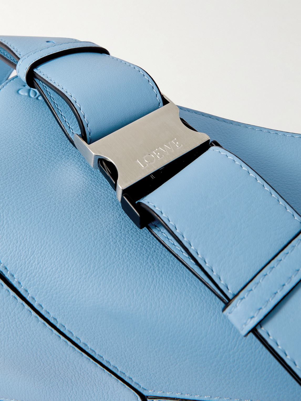 Shop Loewe Puzzle Small Leather Belt Bag In Blue