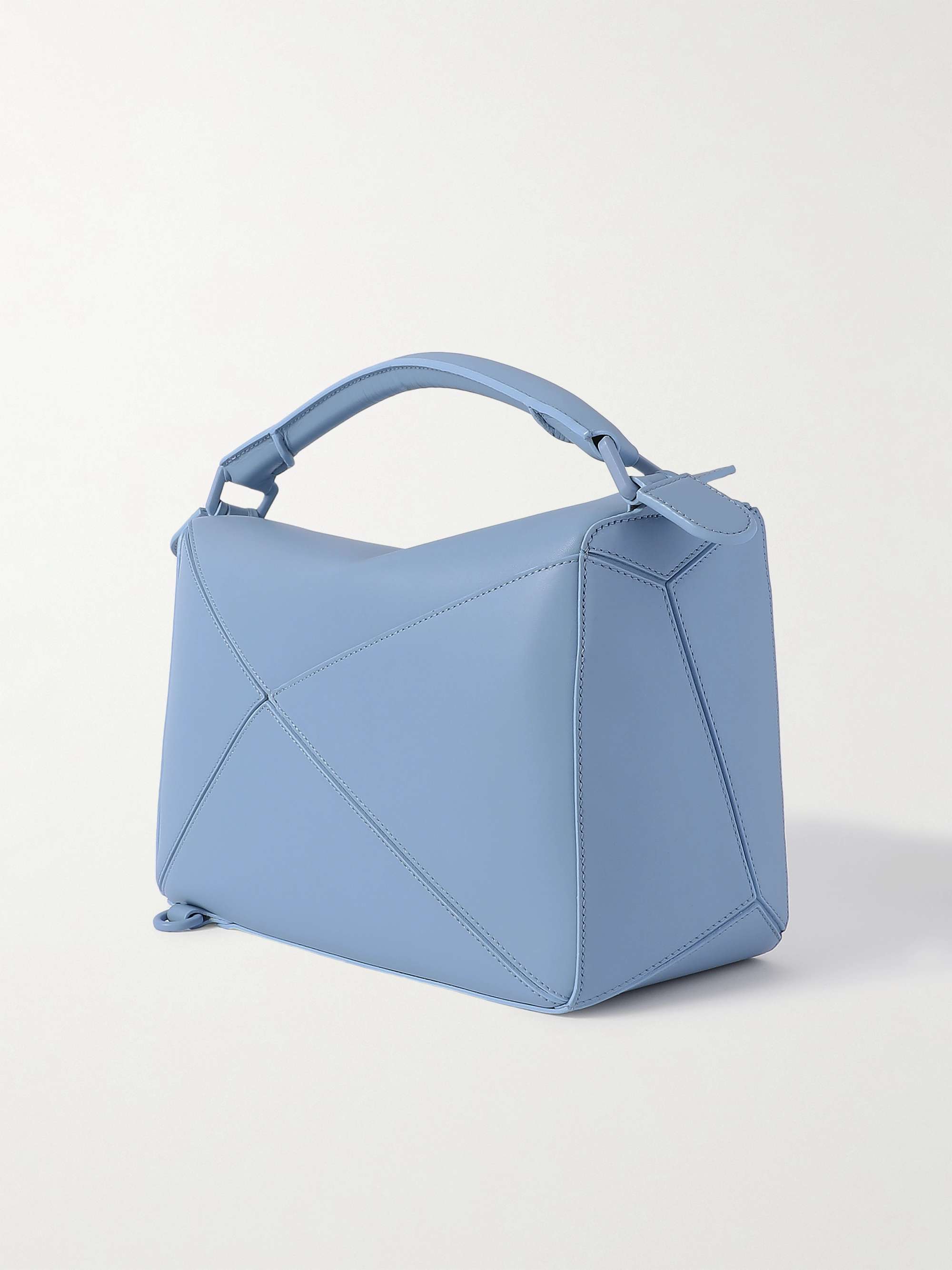 LOEWE Puzzle Logo-Debossed Leather Messenger Bag