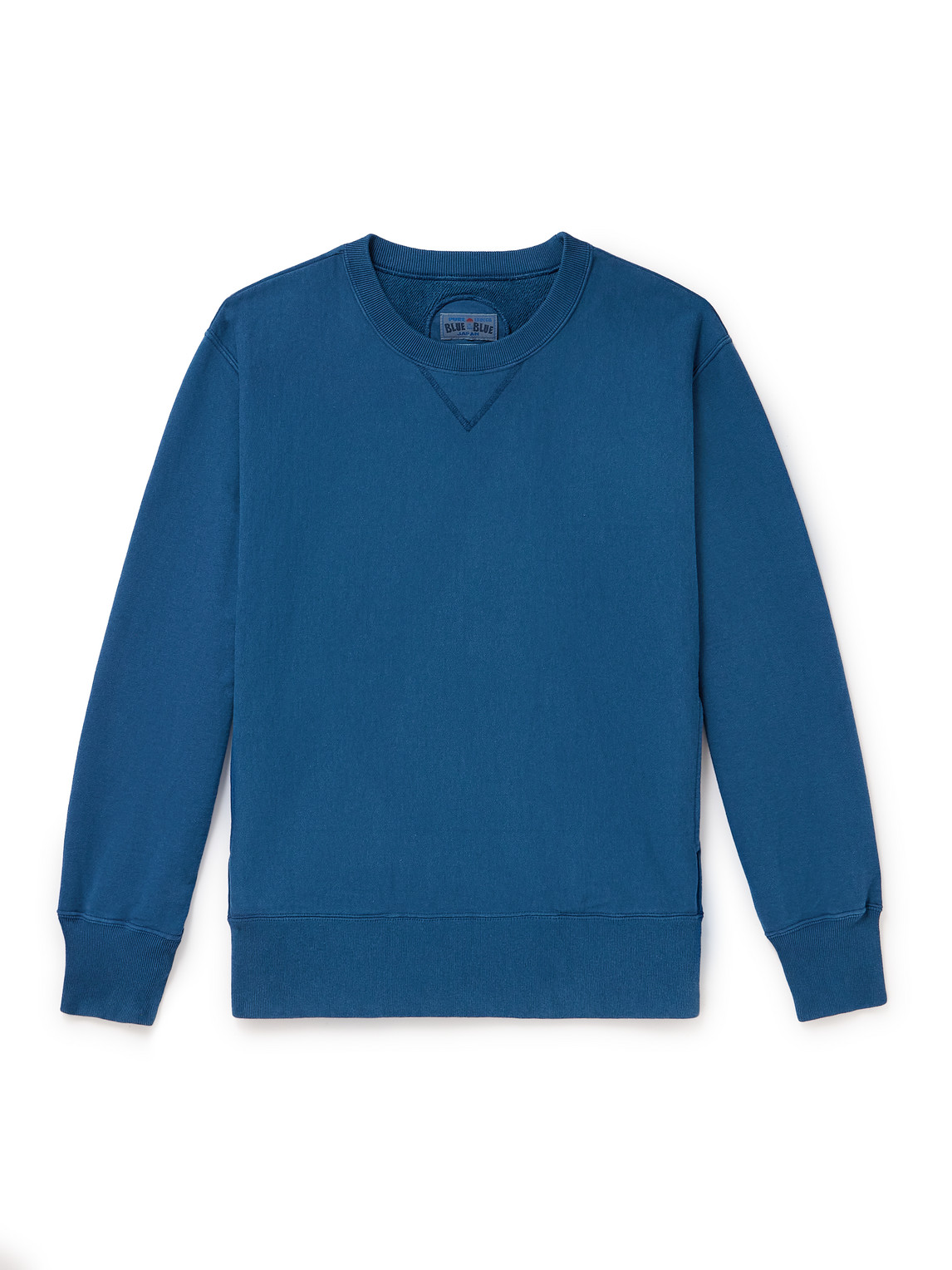 Blue Blue Japan Cotton-jersey Sweatshirt In Blue