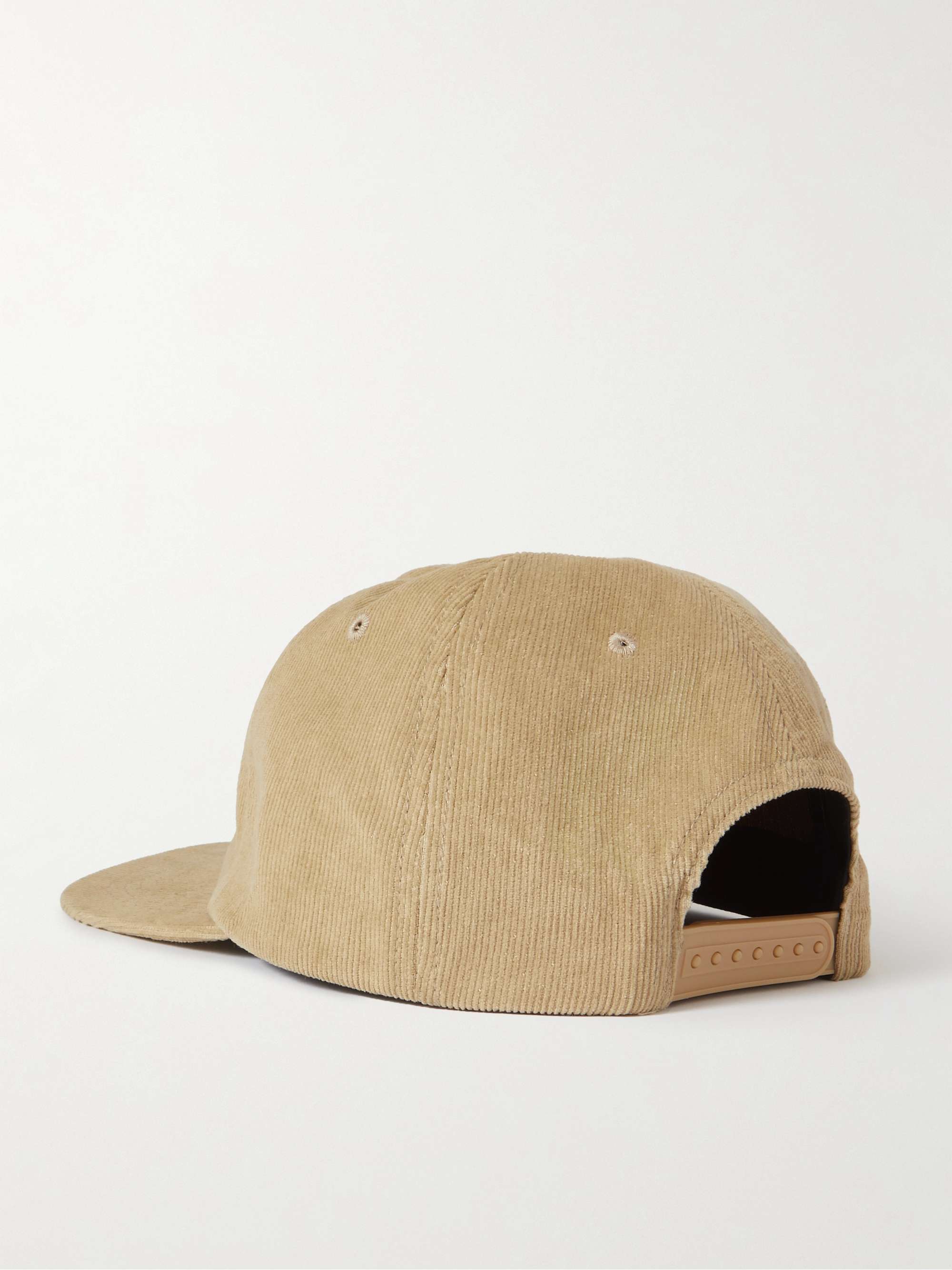 GALLERY DEPT. Chateau Josué Embroidered Cotton-Corduroy Baseball Cap