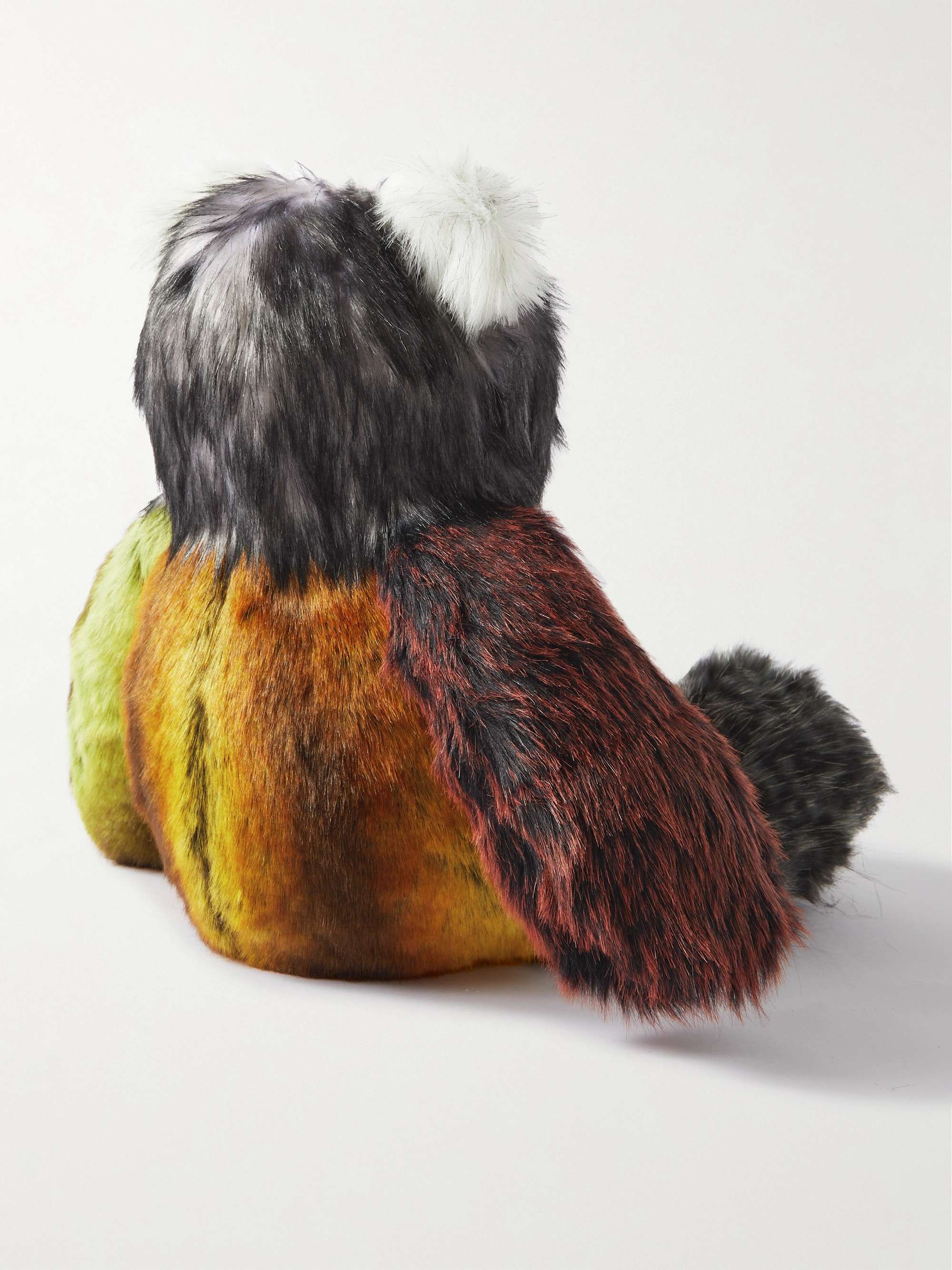 GALLERY DEPT. Patchwork Faux Fur Teddy Bear
