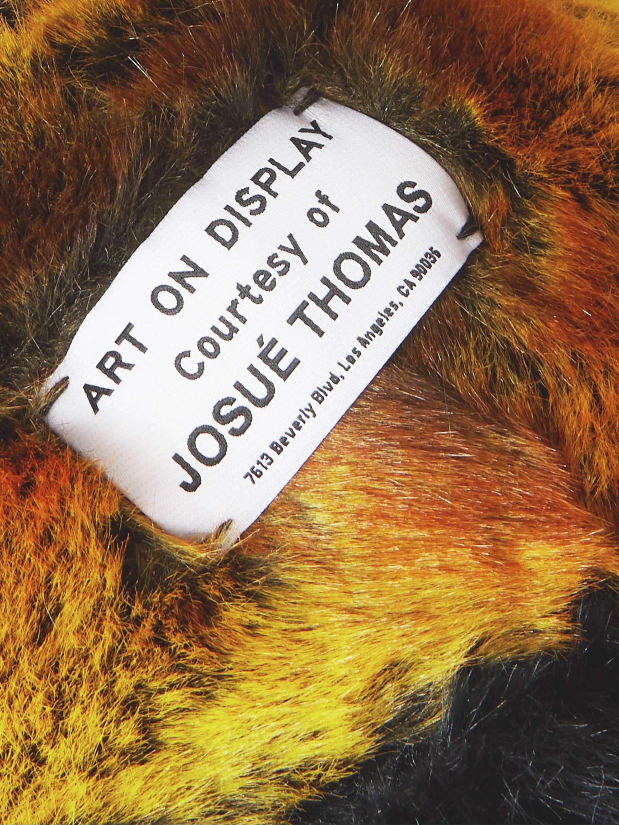 GALLERY DEPT. Patchwork Faux Fur Teddy Bear