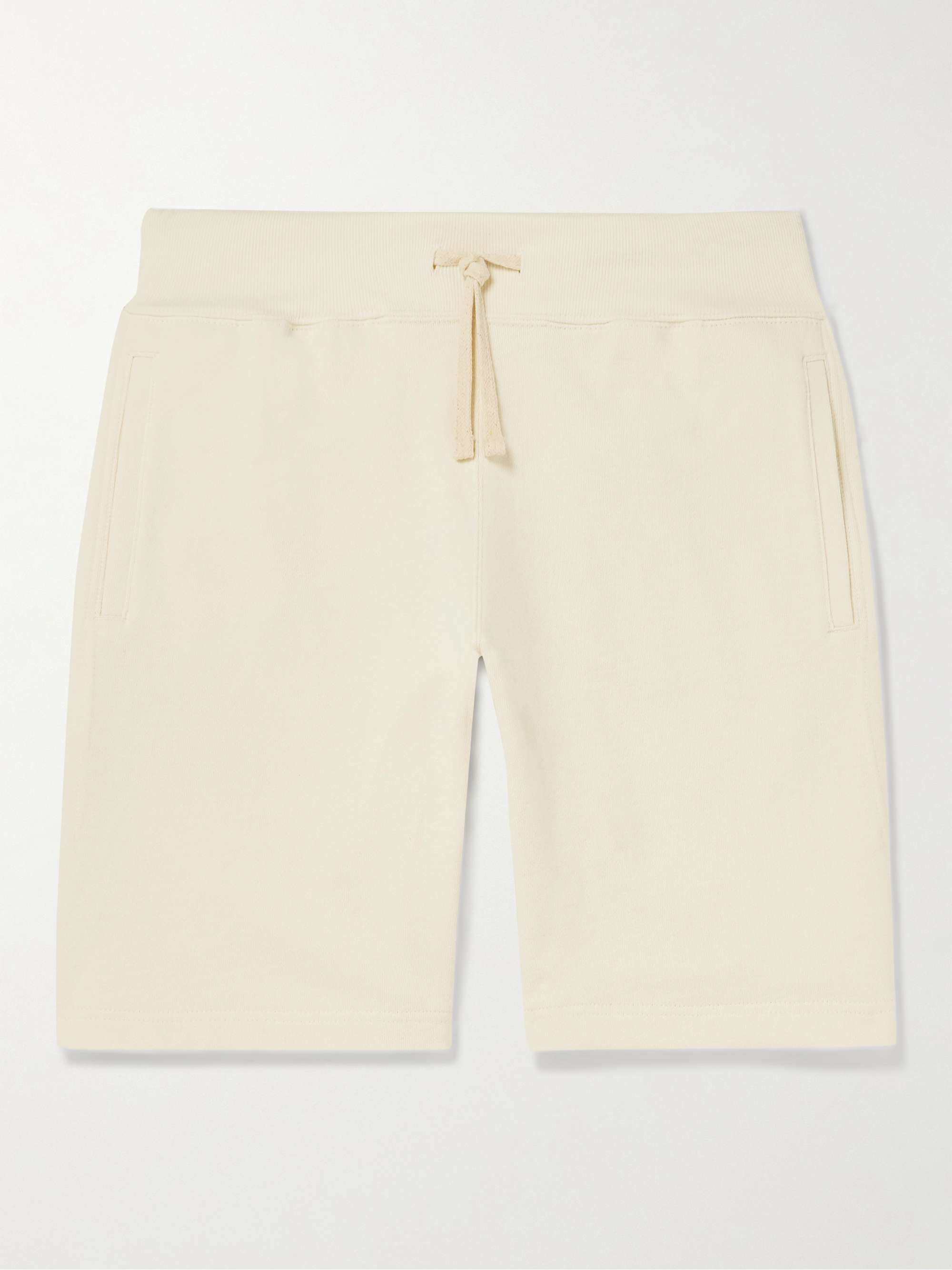 BEAMS PLUS Wide-Leg Cotton-Jersey Drawstring Shorts
