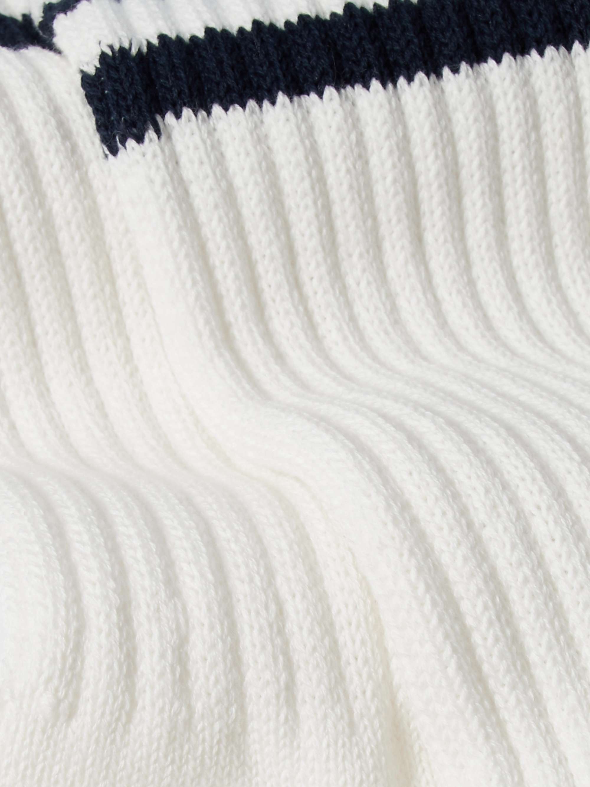 BEAMS PLUS Schoolboy Ribbed Cotton-Blend Socks