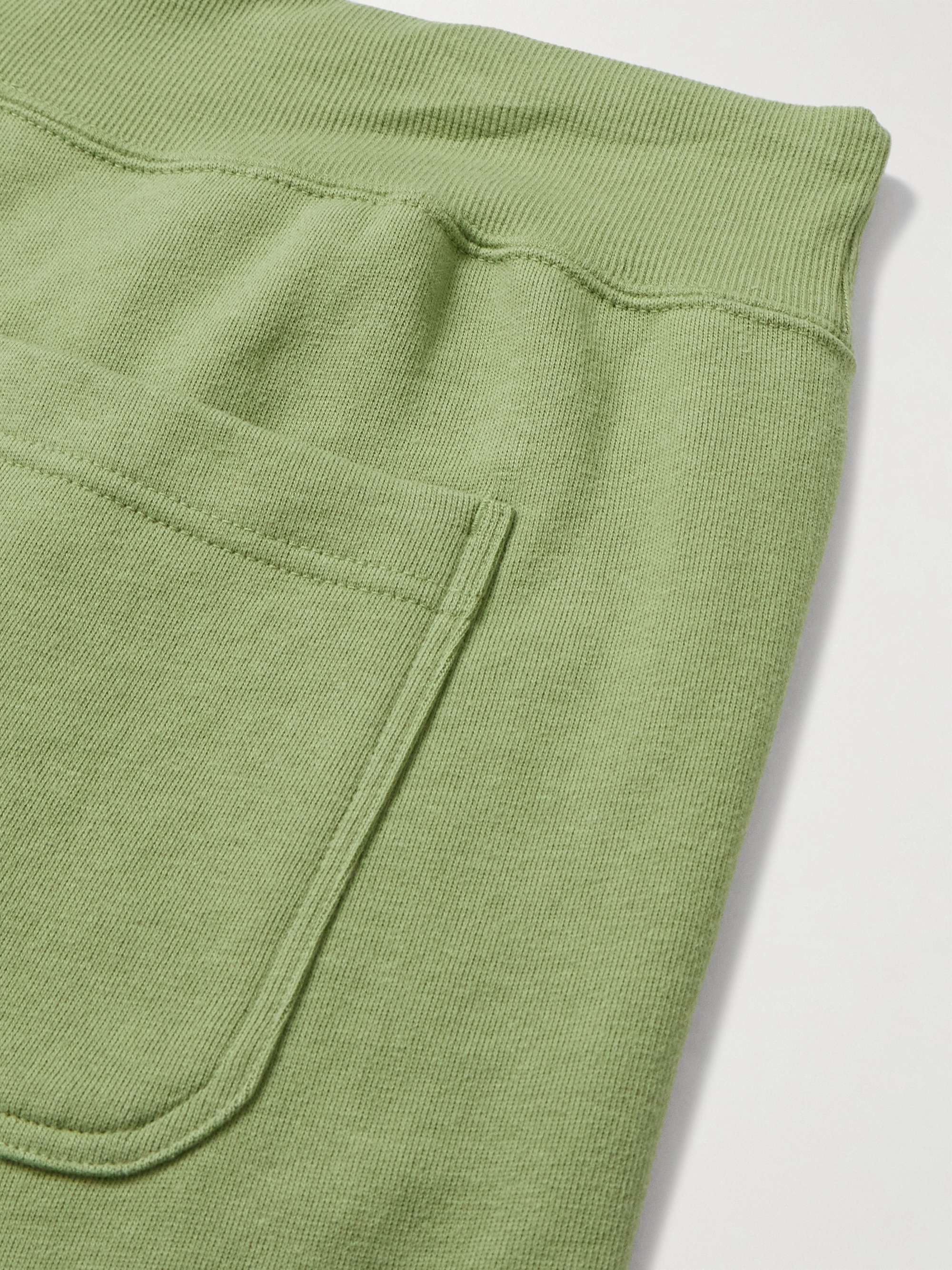 BEAMS PLUS Wide-Leg Cotton-Jersey Drawstring Shorts