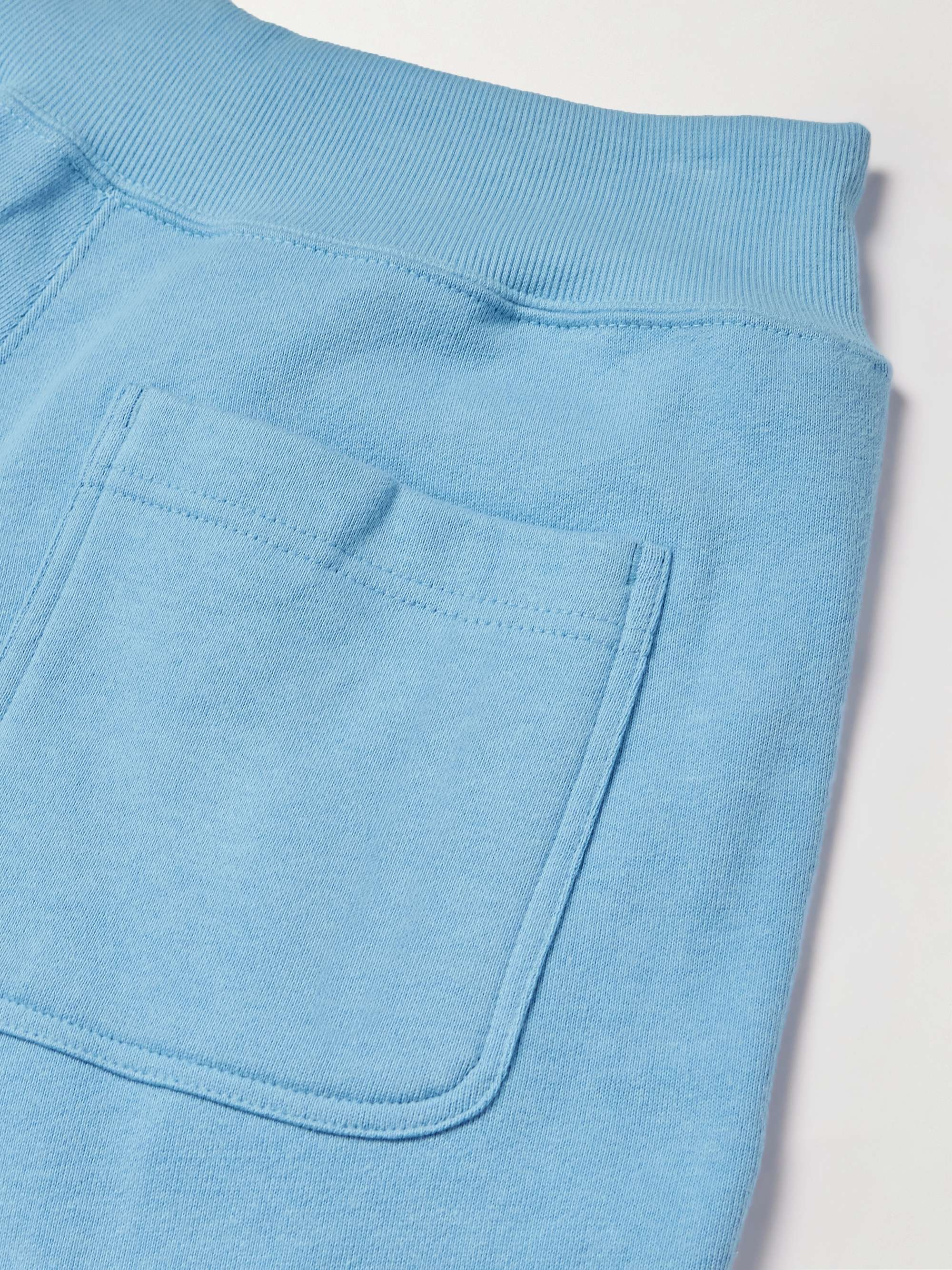 BEAMS PLUS Wide-Leg Cotton-Jersey Drawstring Shorts