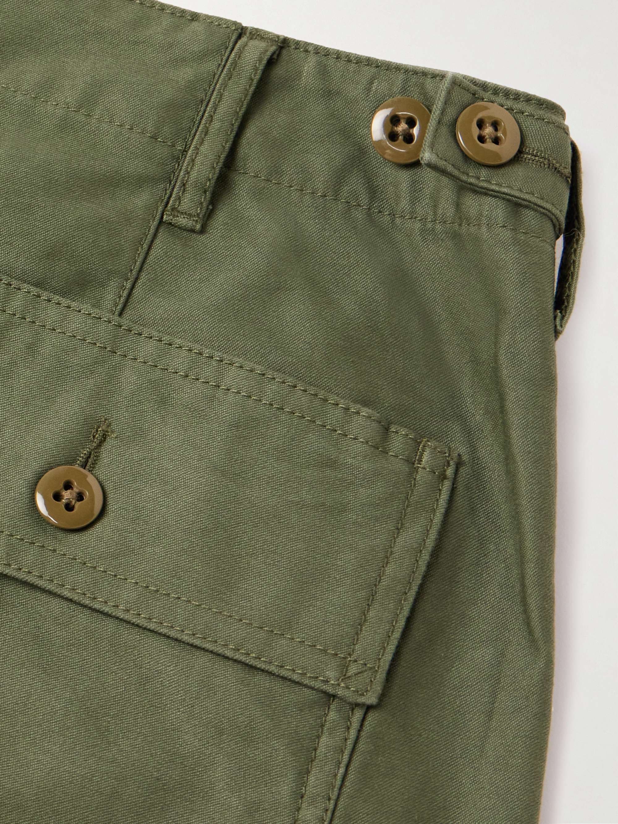 BEAMS PLUS Wide-Leg Cotton Trousers