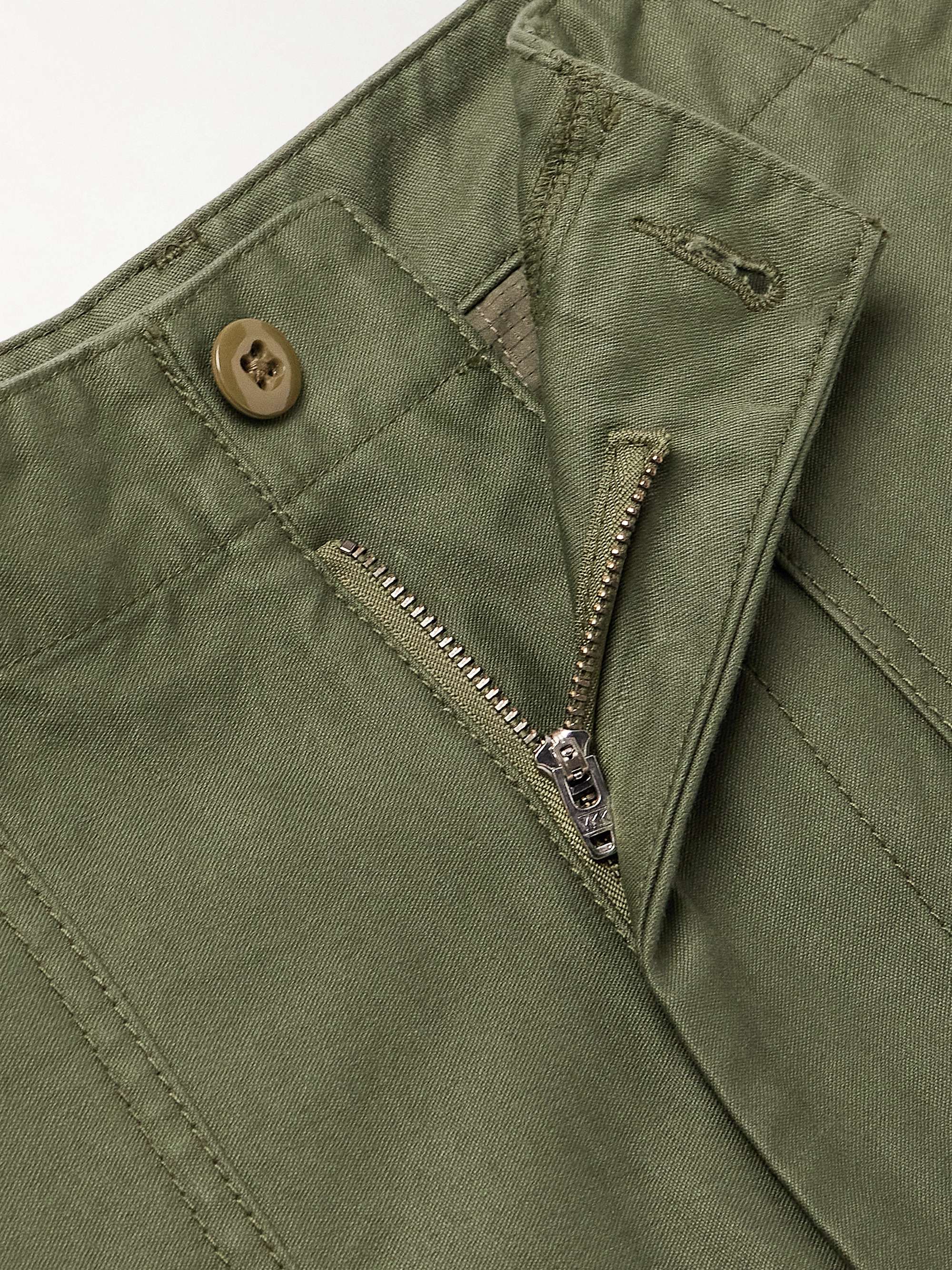 BEAMS PLUS Wide-Leg Cotton Trousers