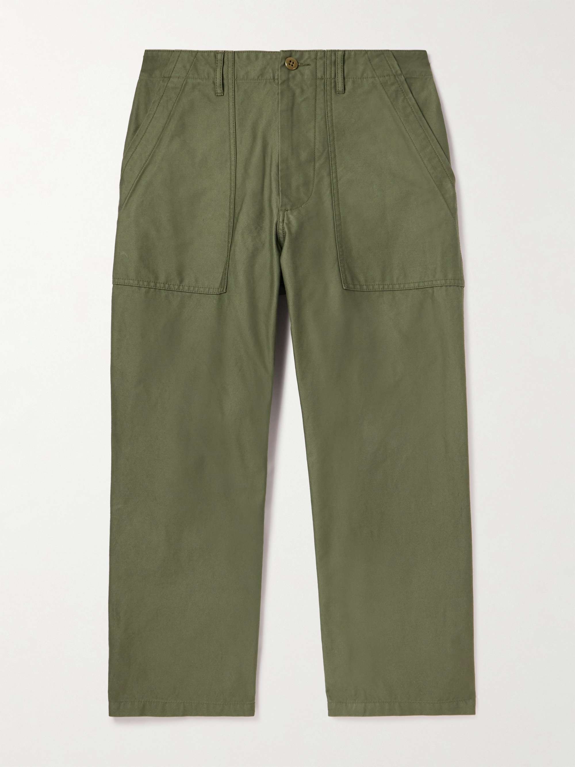 BEAMS PLUS Wide-Leg Cotton Trousers for Men | MR PORTER