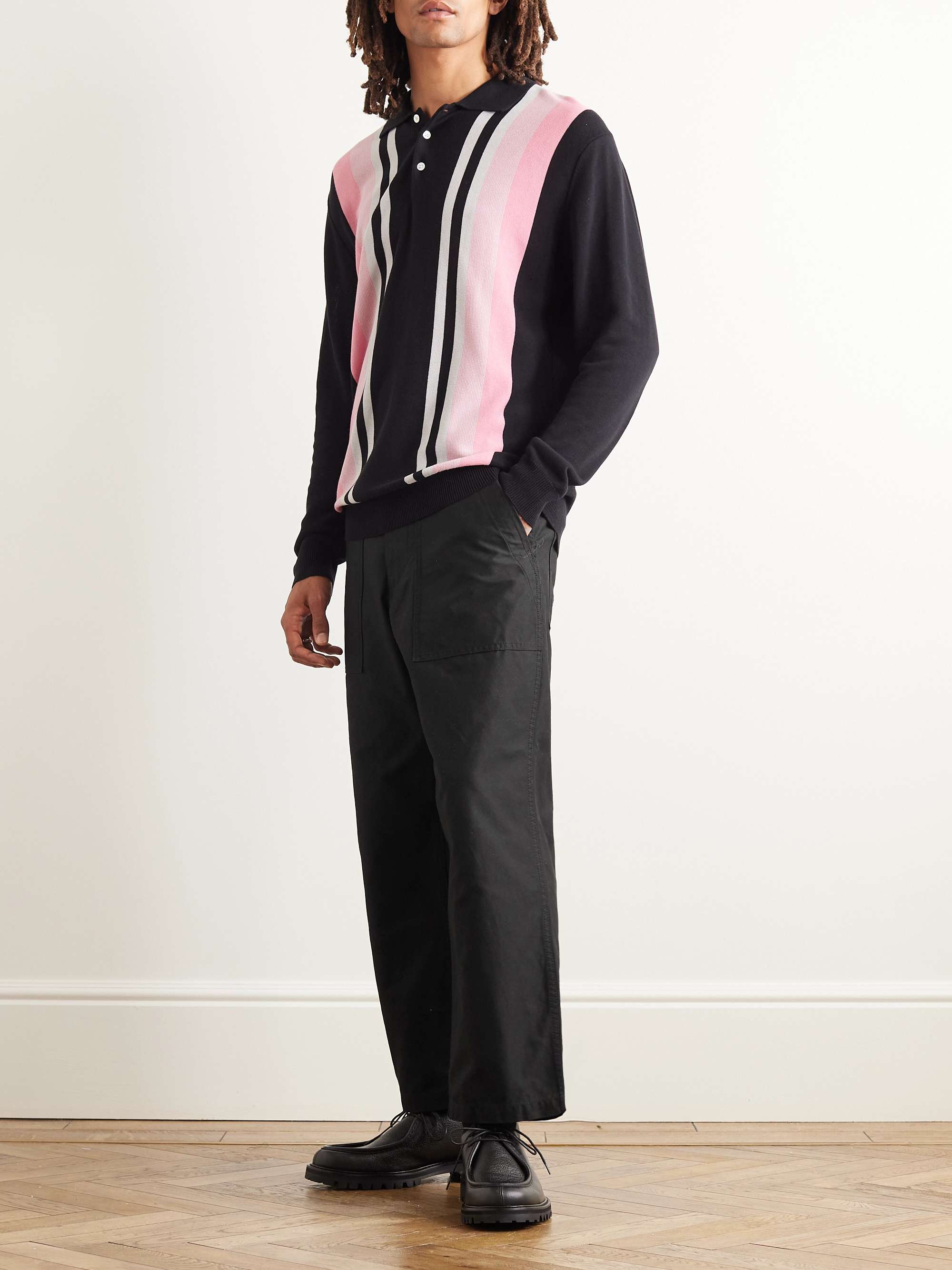 BEAMS PLUS Wide-Leg Cotton Trousers