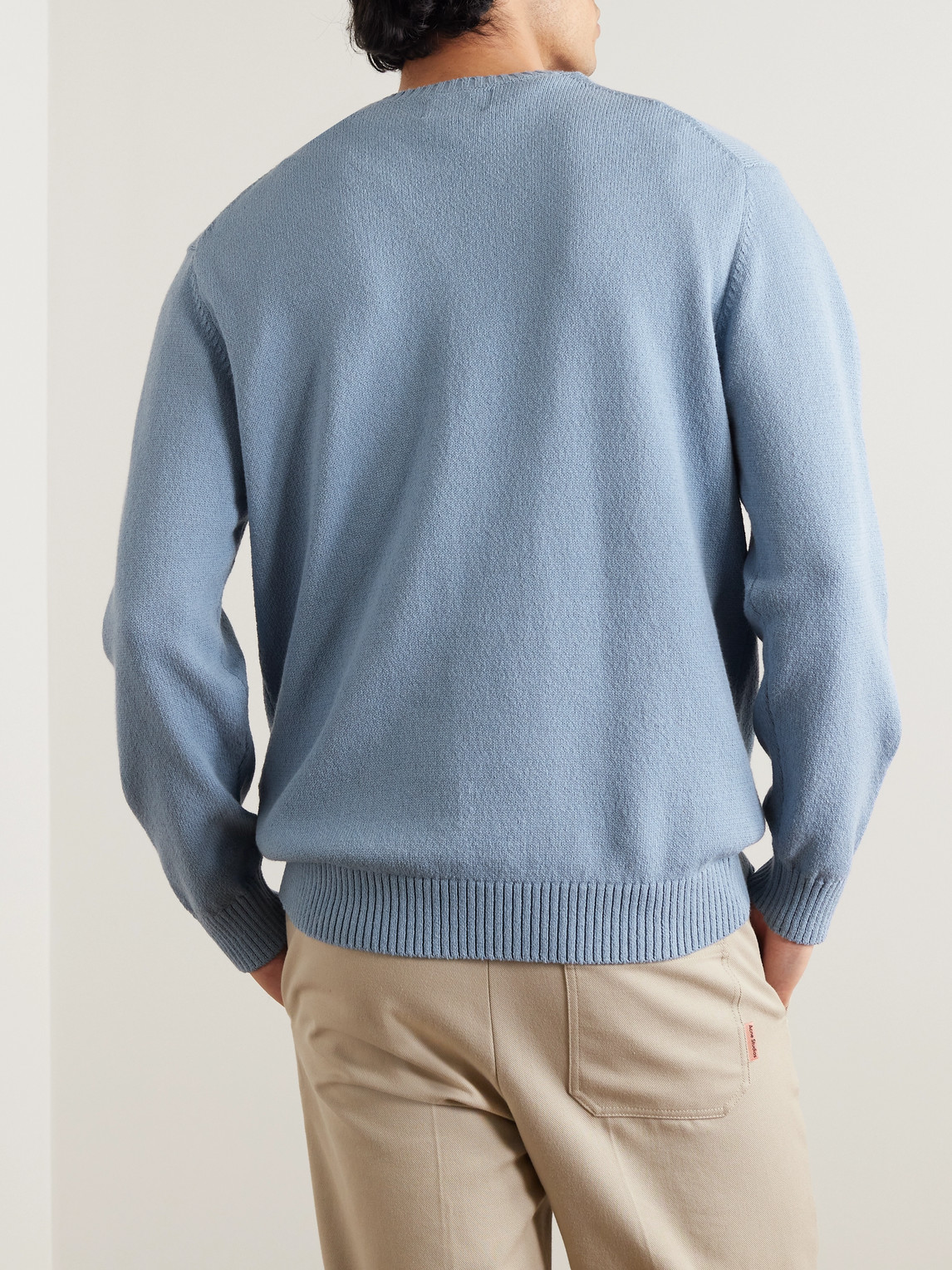  Beams Plus - Wool Sweater - Men - Blue - S 