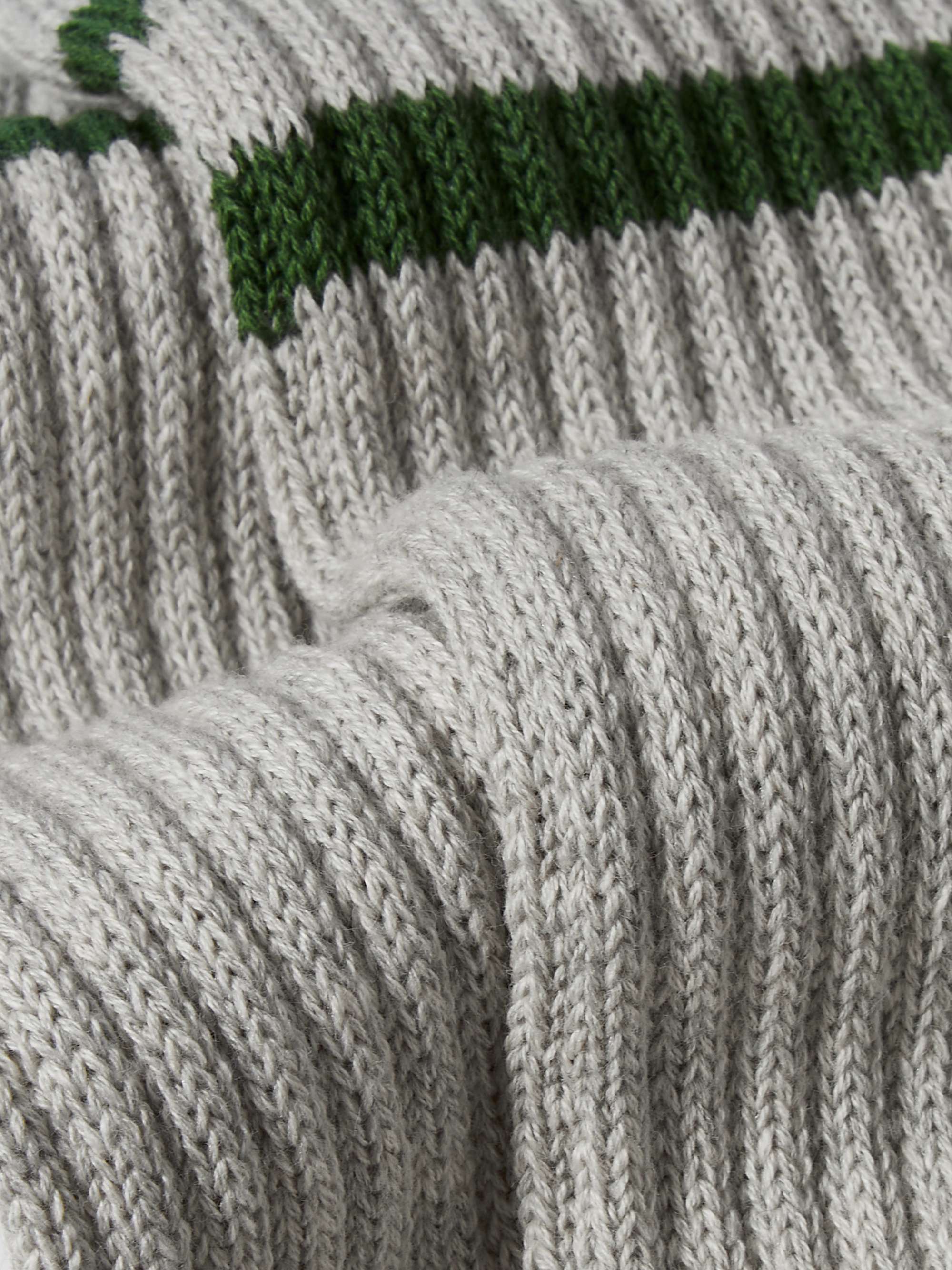 BEAMS PLUS Schoolboy Ribbed Cotton-Blend Socks
